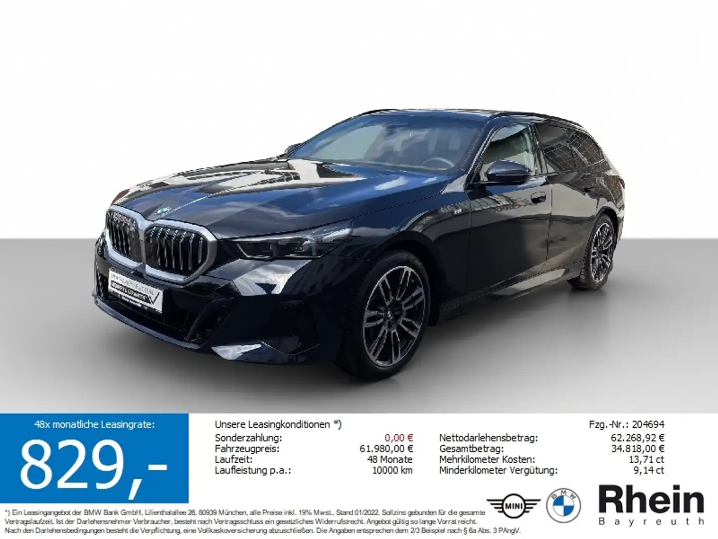 BMW 540 d xDrive Touring M Sport TOP AUSSTATTUNG TOP AUSST Schwarz - 1