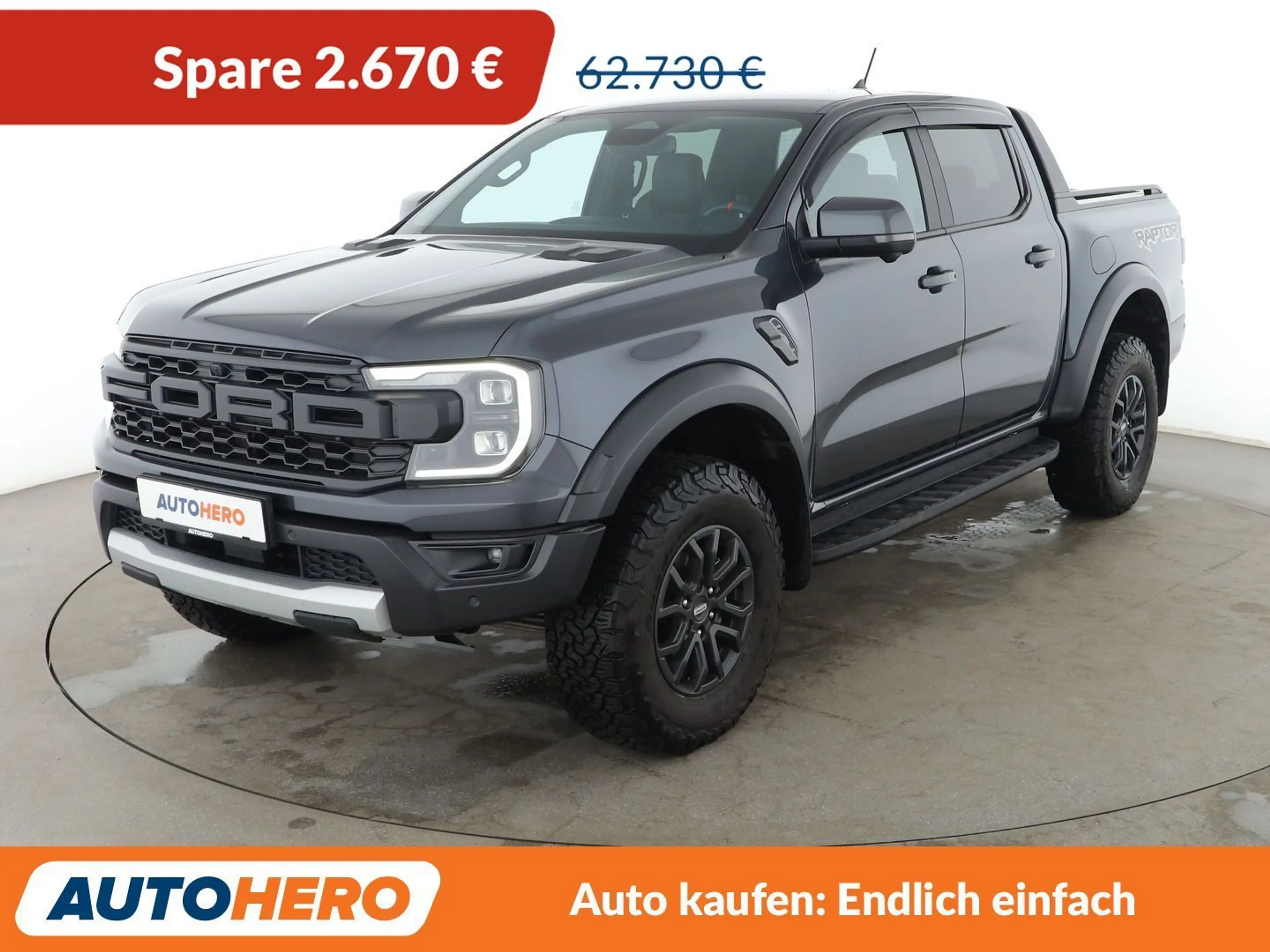 Ford Ranger Raptor 3.0 EcoBoost Doppelkabine Aut.*AHK*NAV*ACC*360CAM*