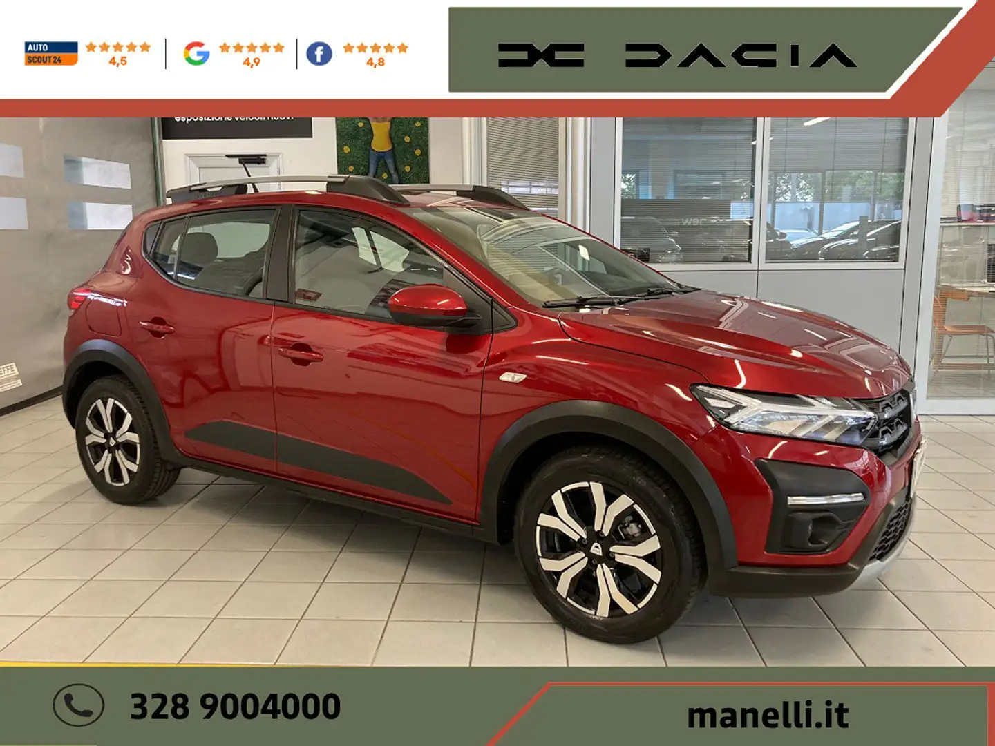 Dacia Sandero Stepway Comfort 1.0 tce ECO-G rif.GJ457 Rosso - 1