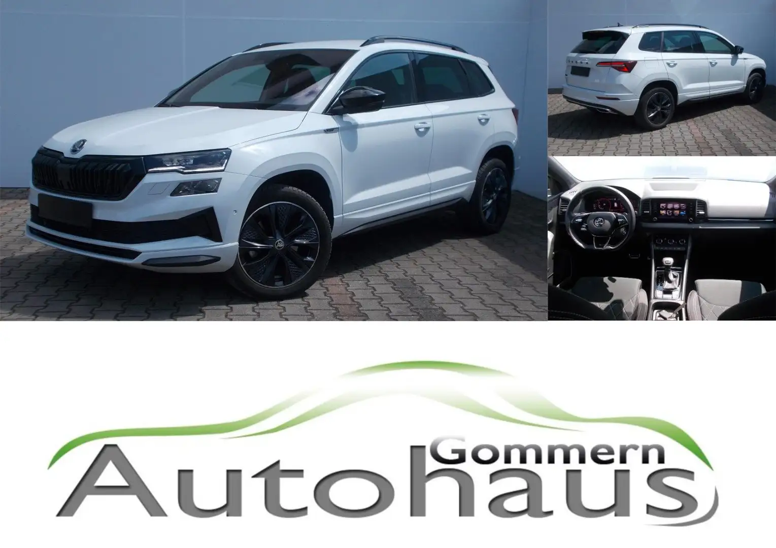 Skoda Karoq 1.5 TSI Sportline * DSG * Navi *AHK *360° Weiß - 1