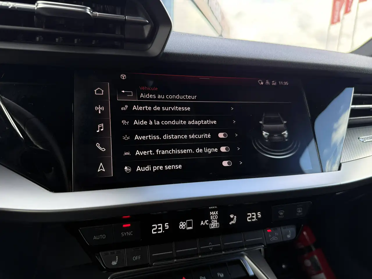 Audi A3 30 TFSI AUT 3x SLINE TOIT PANO CUIR KEYLESS LED MATRIX HUD CAMERA CARPLAY, миниатюра 26