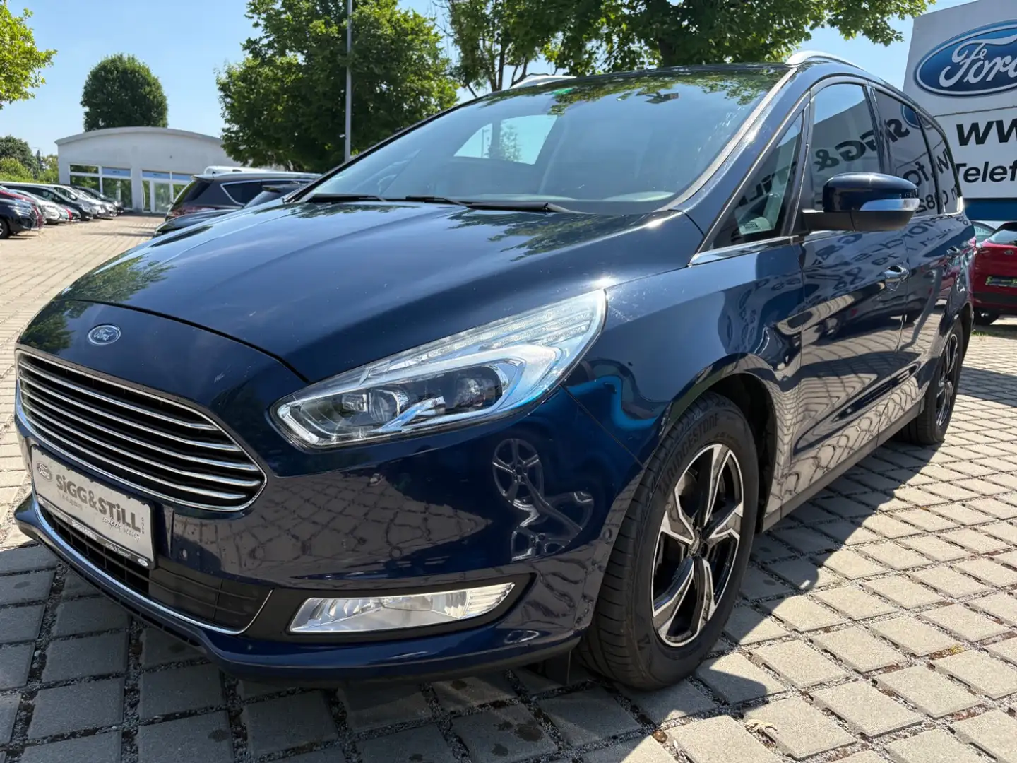 Ford Galaxy 2.0 Titanium 7-SITZER AHK*LED*ACC*NAV*STANDH Blau - 2