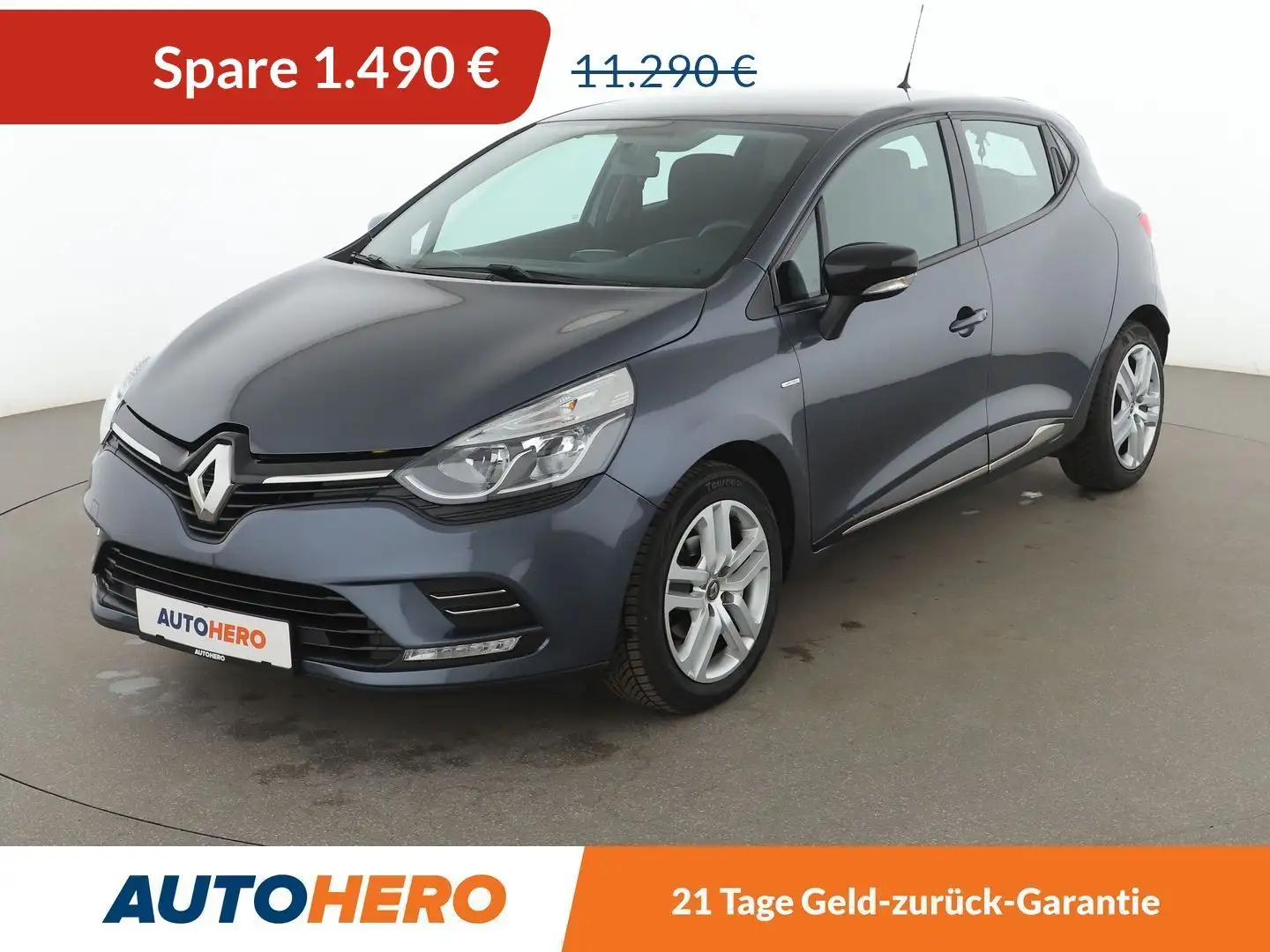 Renault Clio 0.9 TCe Limited*PDC*SHZ*TEMPO*KLIMA*GARANTIE* Grijs - 1