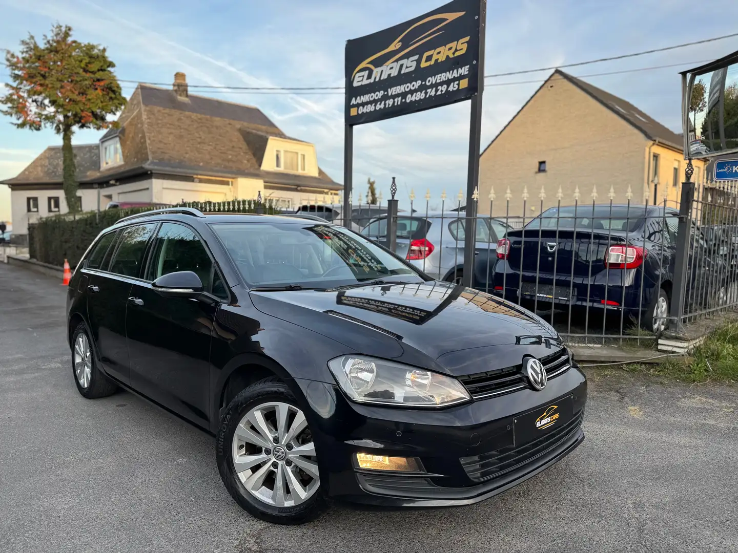 Volkswagen Golf 1.6 CR TDi // Cuir // Jantes // Euro 6b Noir - 1