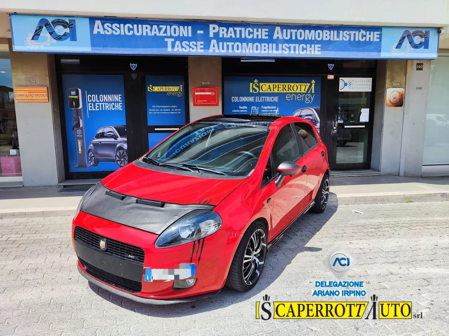 Fiat Grande Punto Grande Punto III 2005 5p 1.4 tjt Sport 120cv Rood - 1