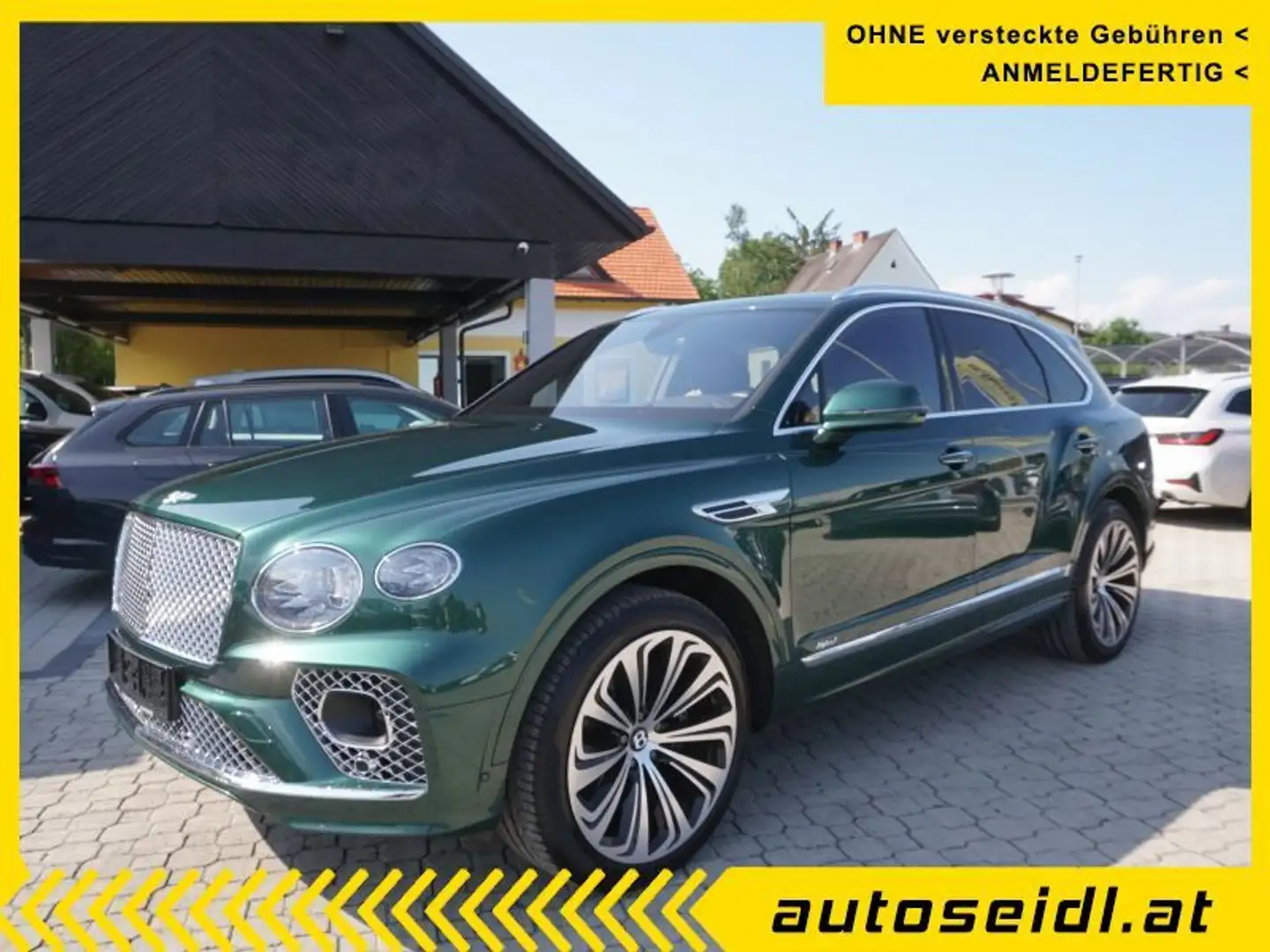 Bentley Bentayga 3,0 V6 Hybrid 4WD Aut. *TOPAUSSTATTUNG* Grün - 1
