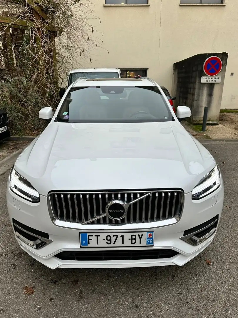 Volvo XC90 T8 Twin Engine 303+87 ch Geartronic 8 Pl Luxe Blanc - 1