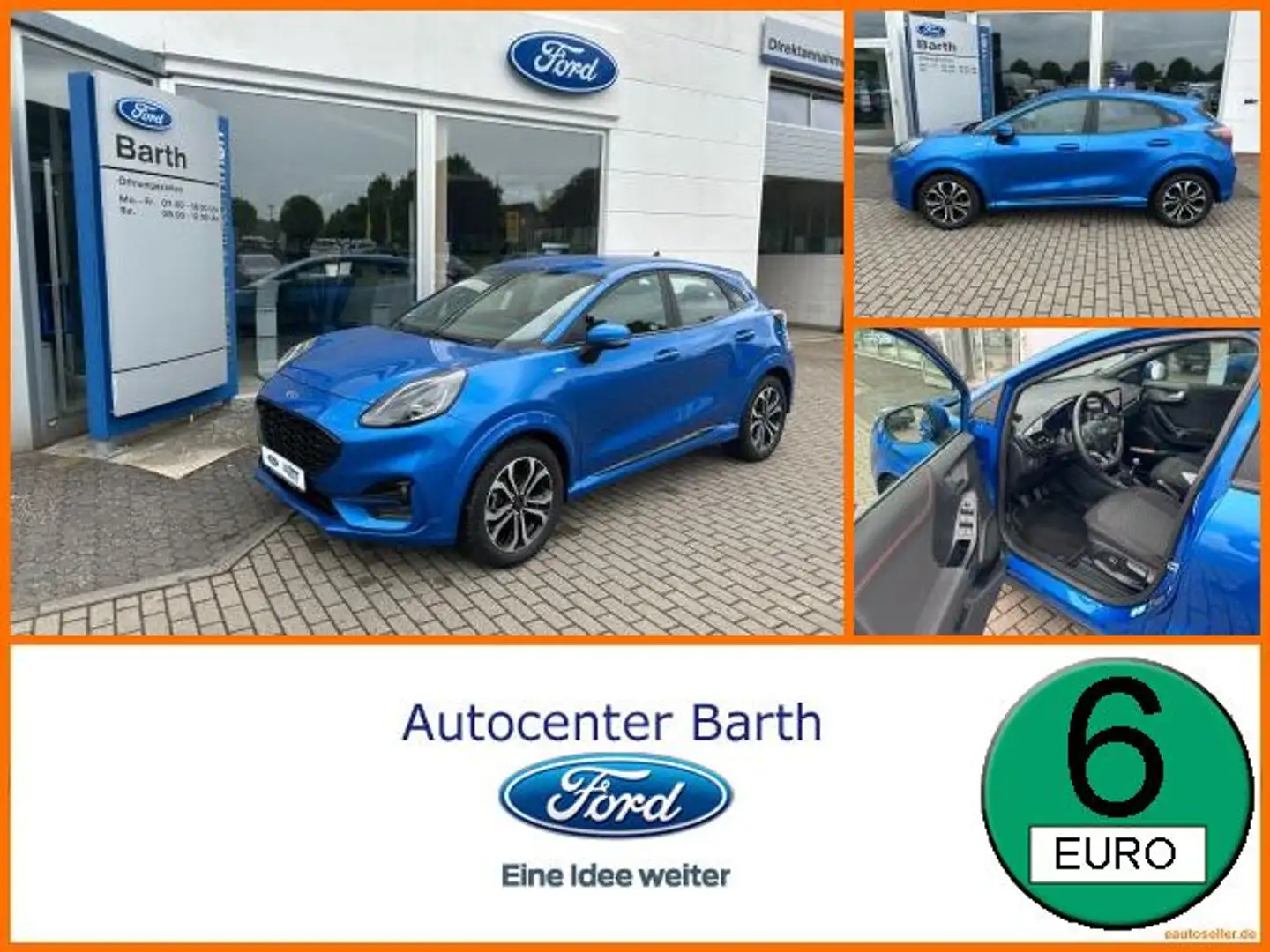 Ford Puma 1.0 EcoBoost ST-Linie Winter-Paket LED Azul - 1