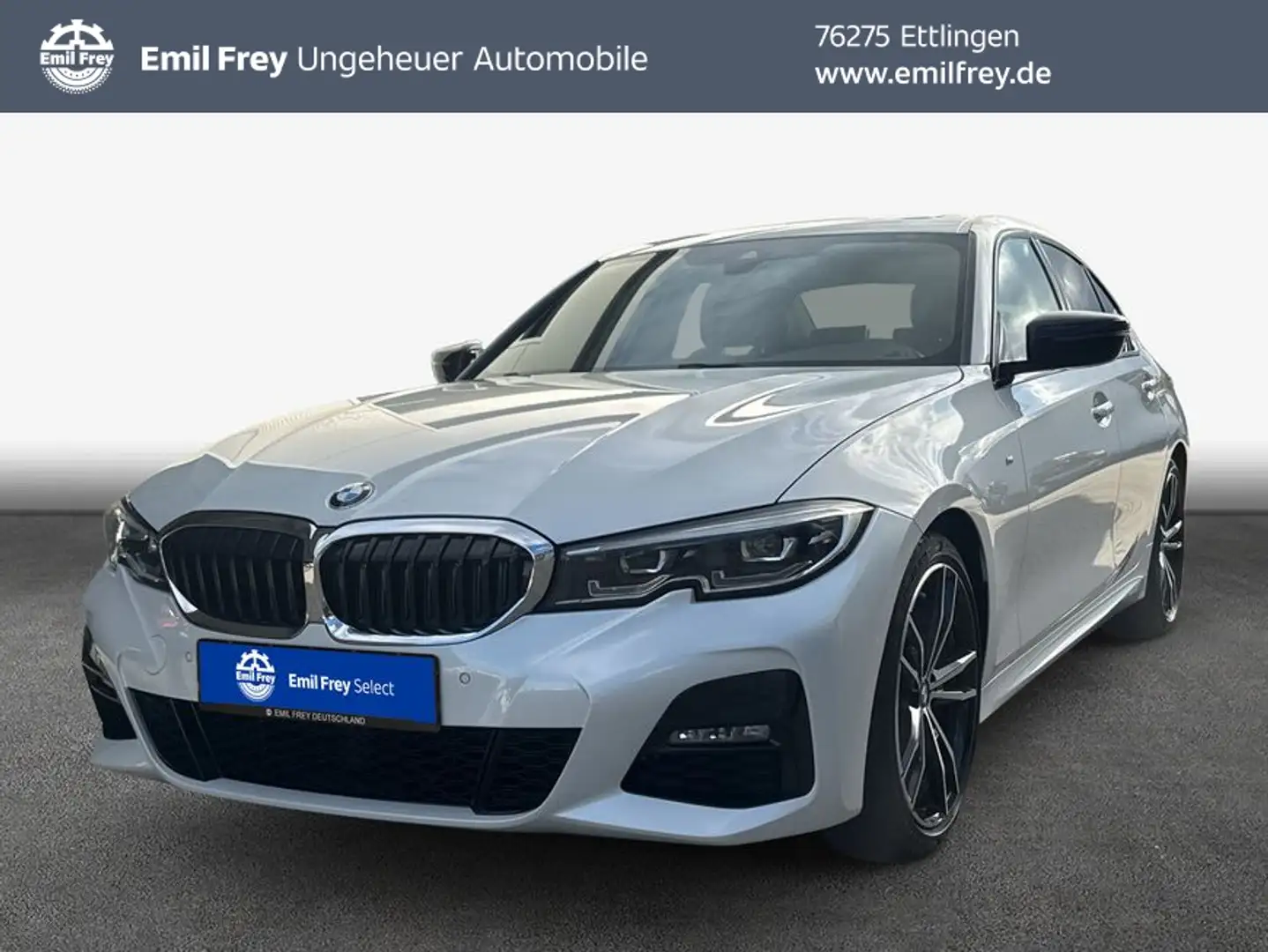 BMW 330 i Aut. M Sport HiFi LED AHK Glasdach Weiß - 1