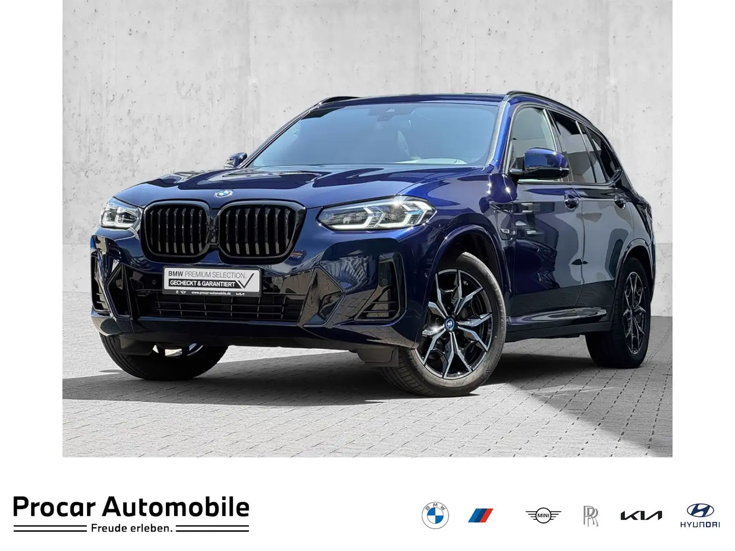 BMW X3 xDrive30e M Sport Laser DA PA+ Pano HuD HiFi Blu/Azzurro - 1