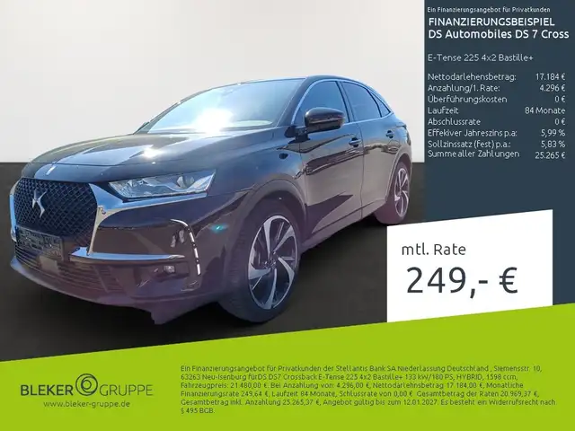 DS Automobiles DS 7 E-Tense 225 kW Bastille + 4x2