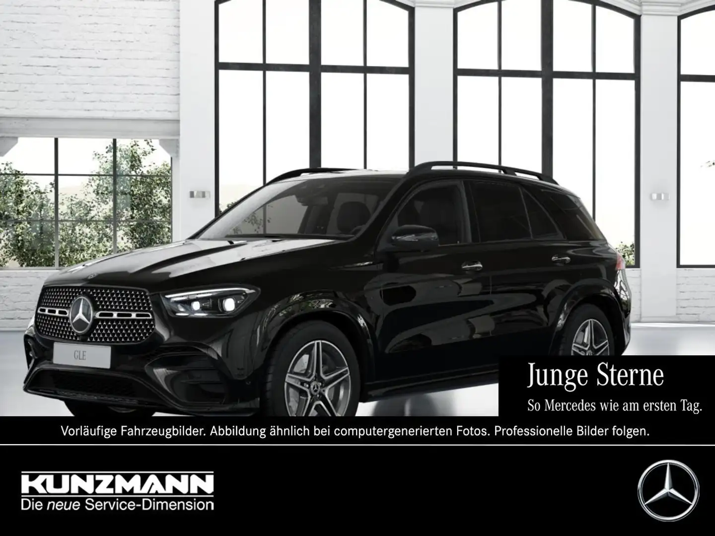 Mercedes-Benz GLE 450 d 4M AMG Night Panorama Memory AHK 360° Schwarz - 1
