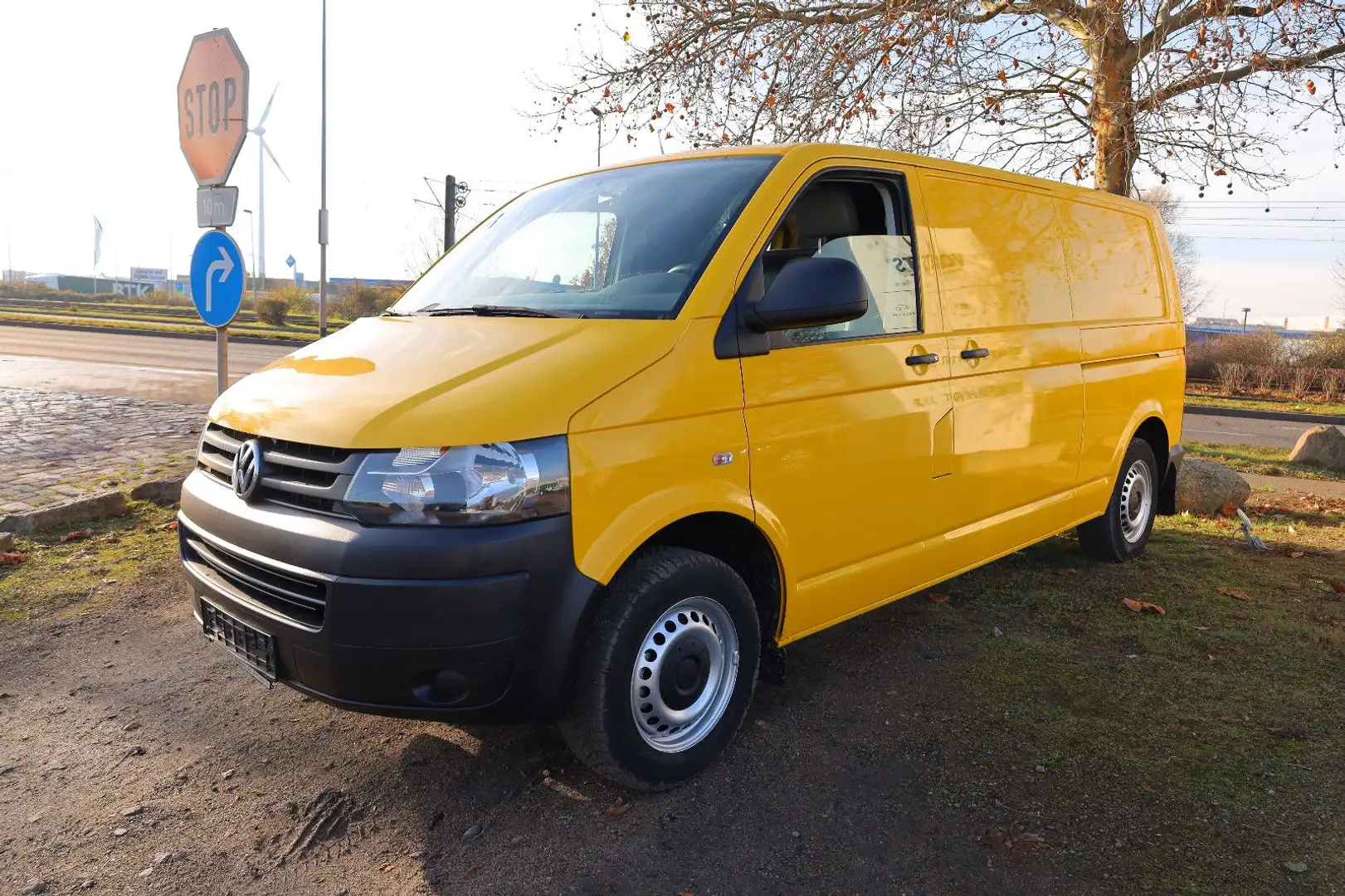 Volkswagen T5 lang Transporter Kasten-Kombi 2.0 TDI/EU5 Jaune - 1