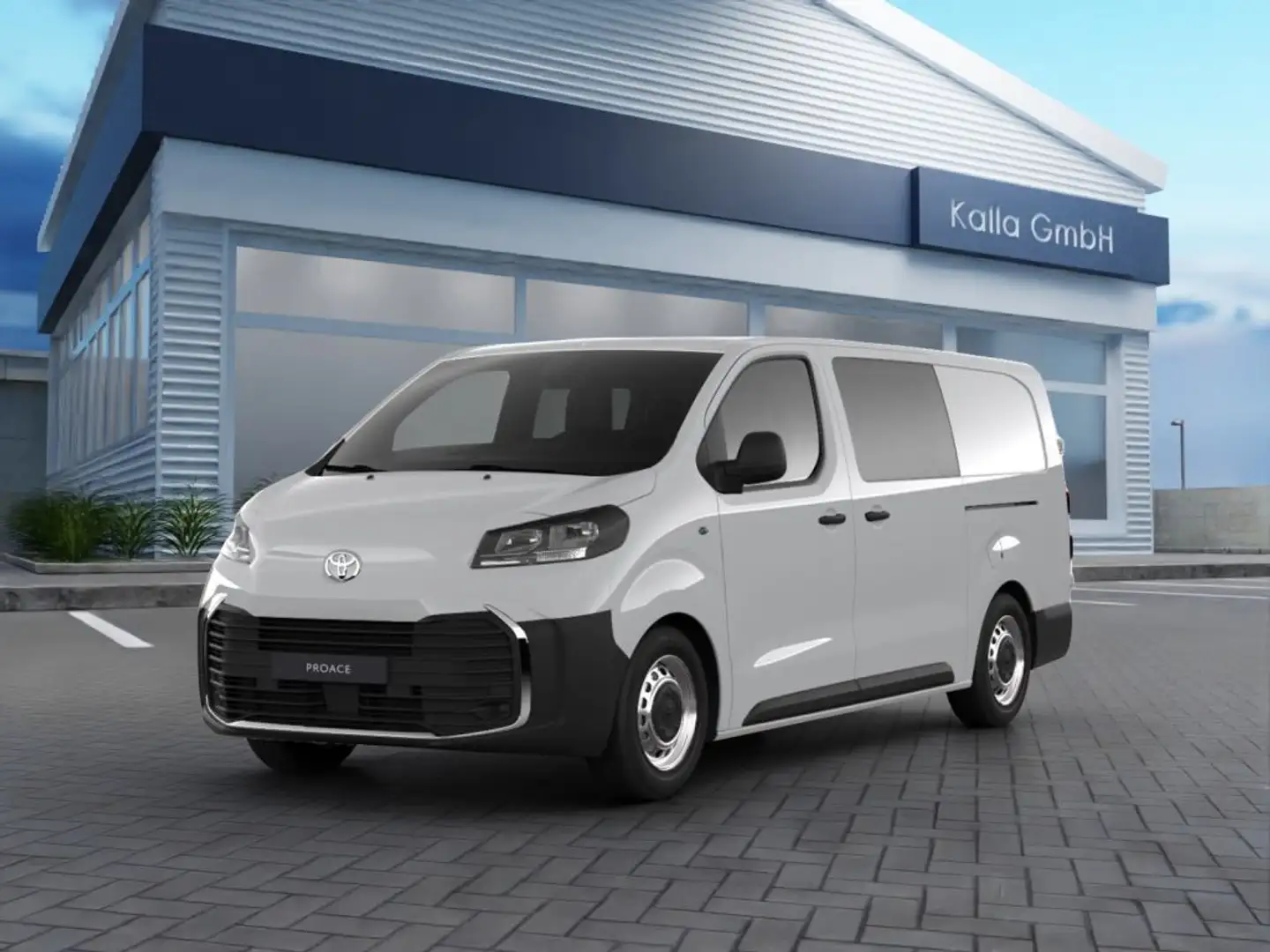 Toyota Proace 2,0-l-D-4D L2 Meister Doppelkabine + AHK Blanc - 1