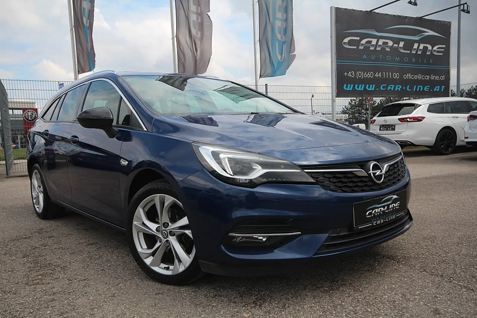 Opel Astra ST 1,5 CDTI Business Elegance Aut. ,LED ,ACC ,N... Blauw - 1