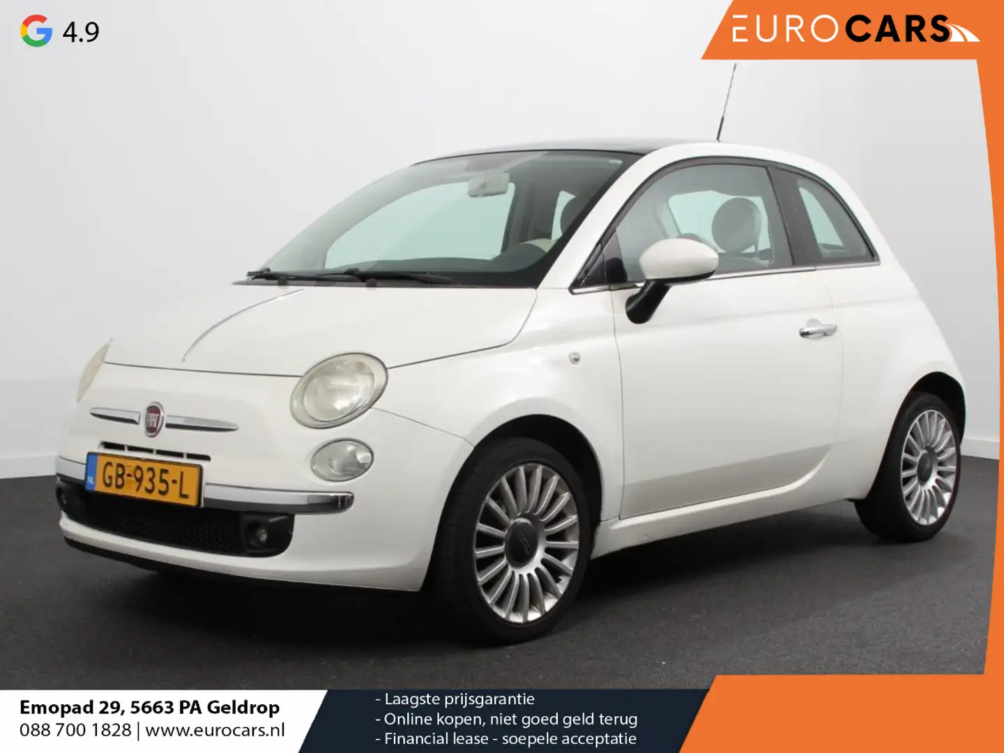 Fiat 500 1.2 Lounge Lees opmerkingen! Handel/Export/hobby! Blanc - 1