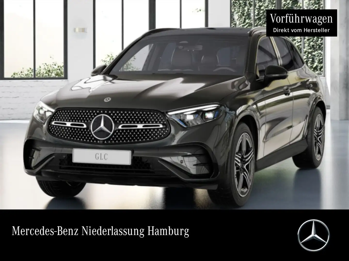 Mercedes-Benz GLC 450 d 4M AMG+NIGHT+PANO+360+AHK+TOTW+KEYLESS Grau - 1