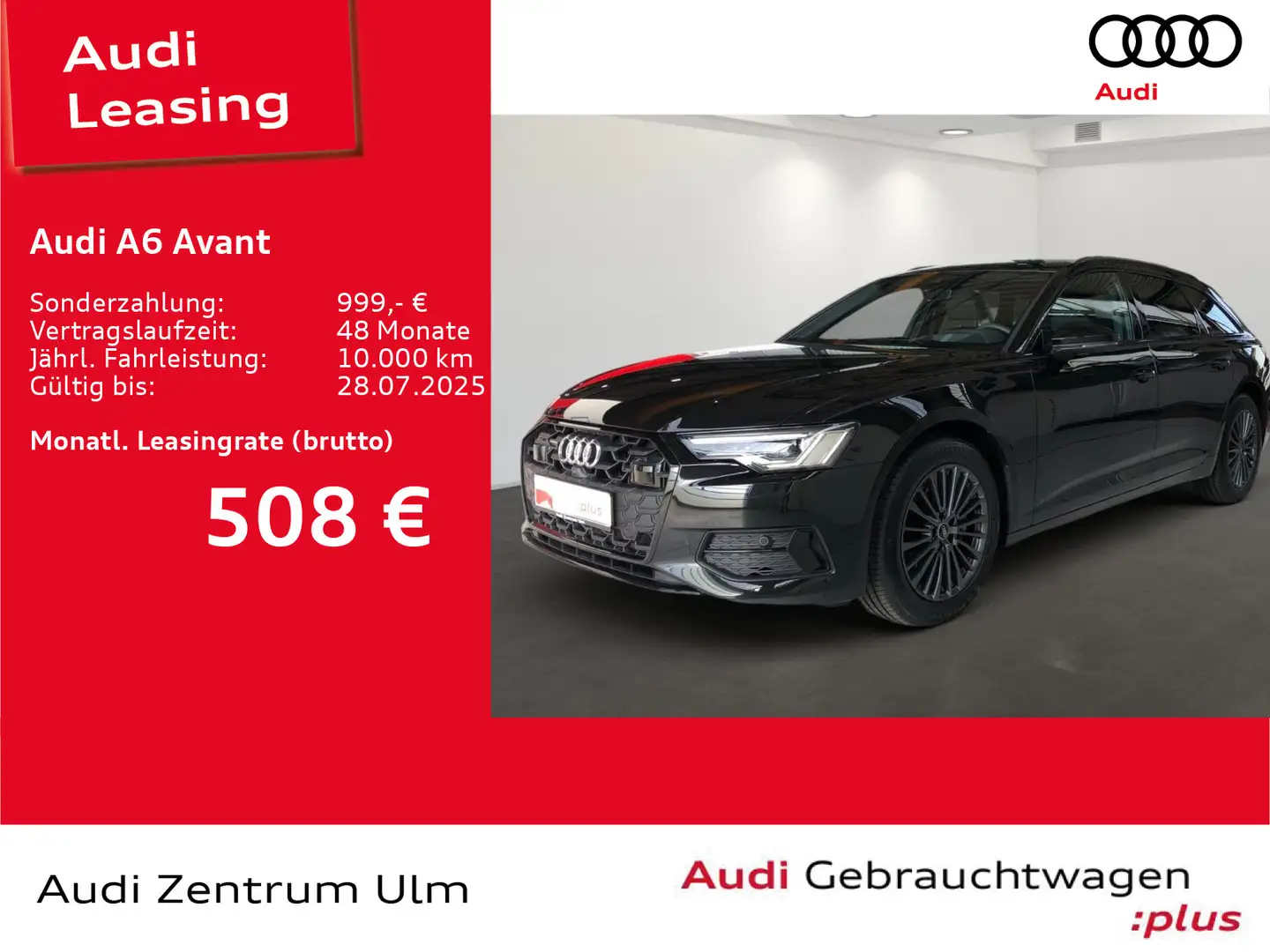Audi A6 advanced 40 TDI quattro HuD MATRIX NAVI Schwarz - 1