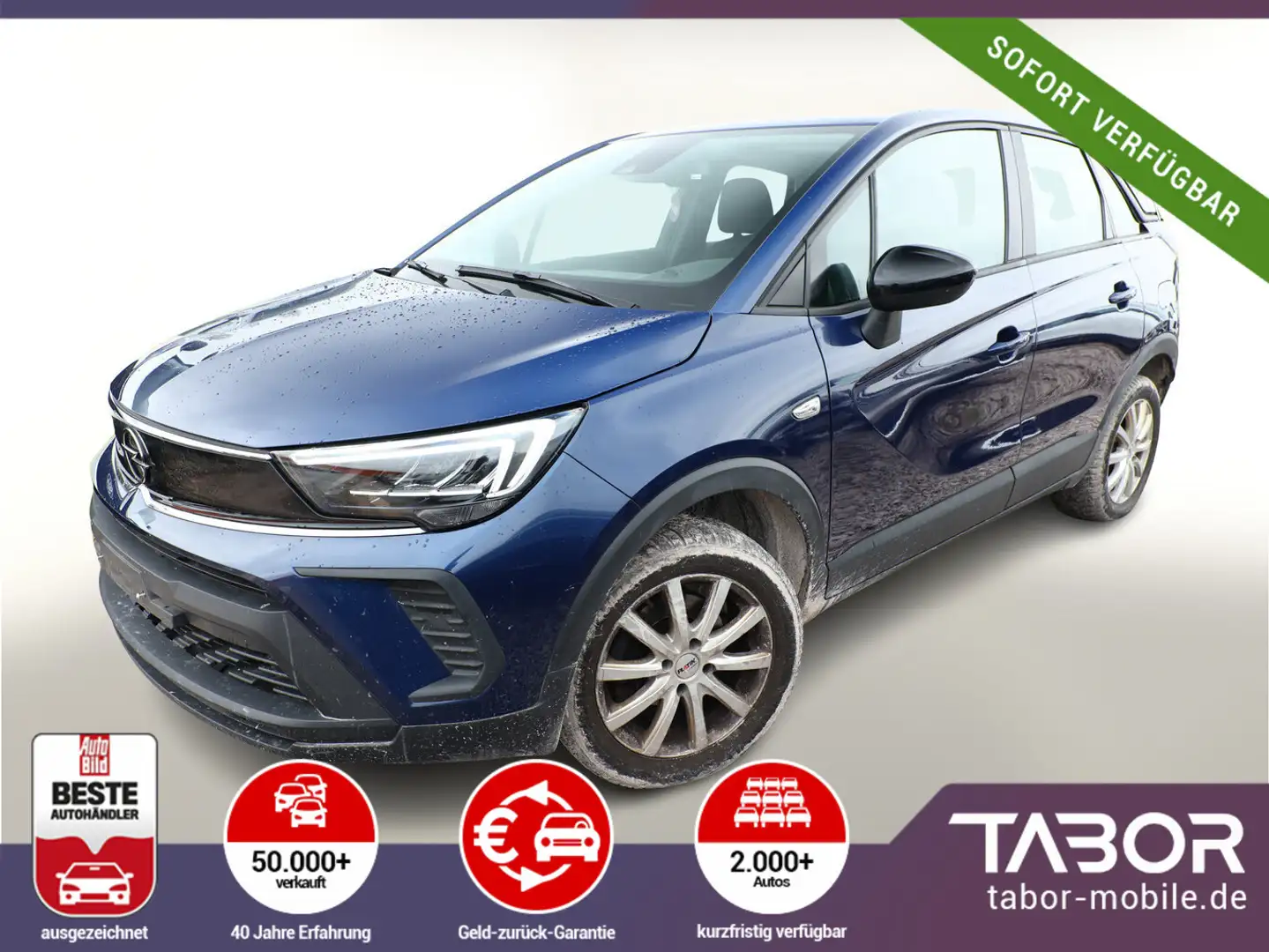 Opel Crossland 1.2 110 Edition LED Kam CarPlay Temp Blau - 1