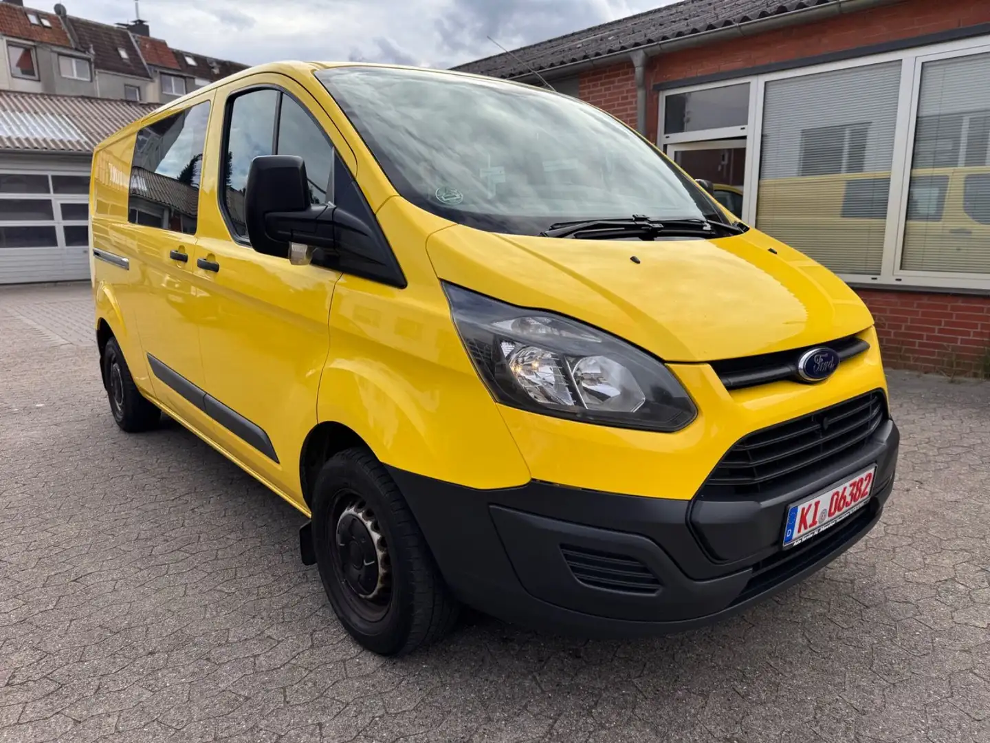 Ford Transit Custom Kasten 290 L2* MIXTO* 1.HAND*SORT Jaune - 1