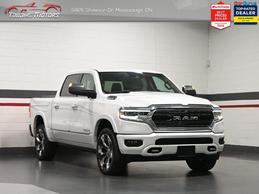 2023 RAM 1500 Limited Panoroof 360CAM HUD Harmon/Kardon Vented