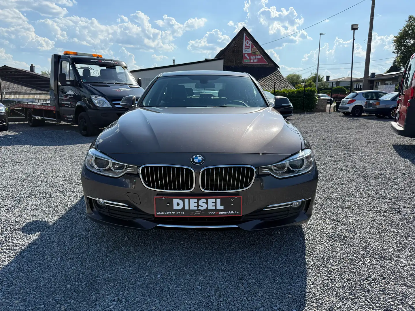 BMW 318 2000CC DIESEL 136CV ANNEE 2014 CUIR GPS GARANTIE!! Brun - 2