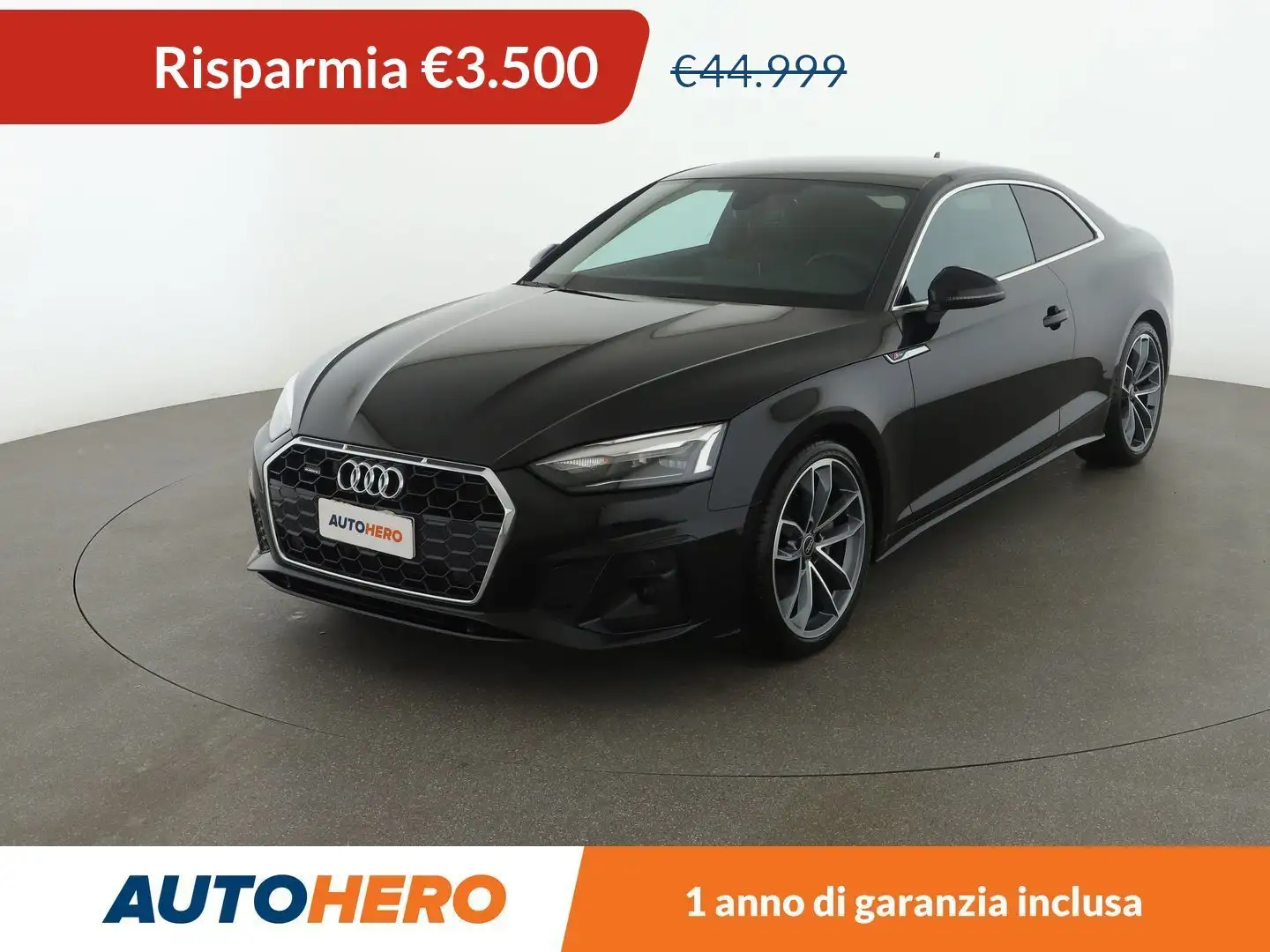 Audi A5 40 TDI S line edition S tronic quattro MHEV Noir - 1