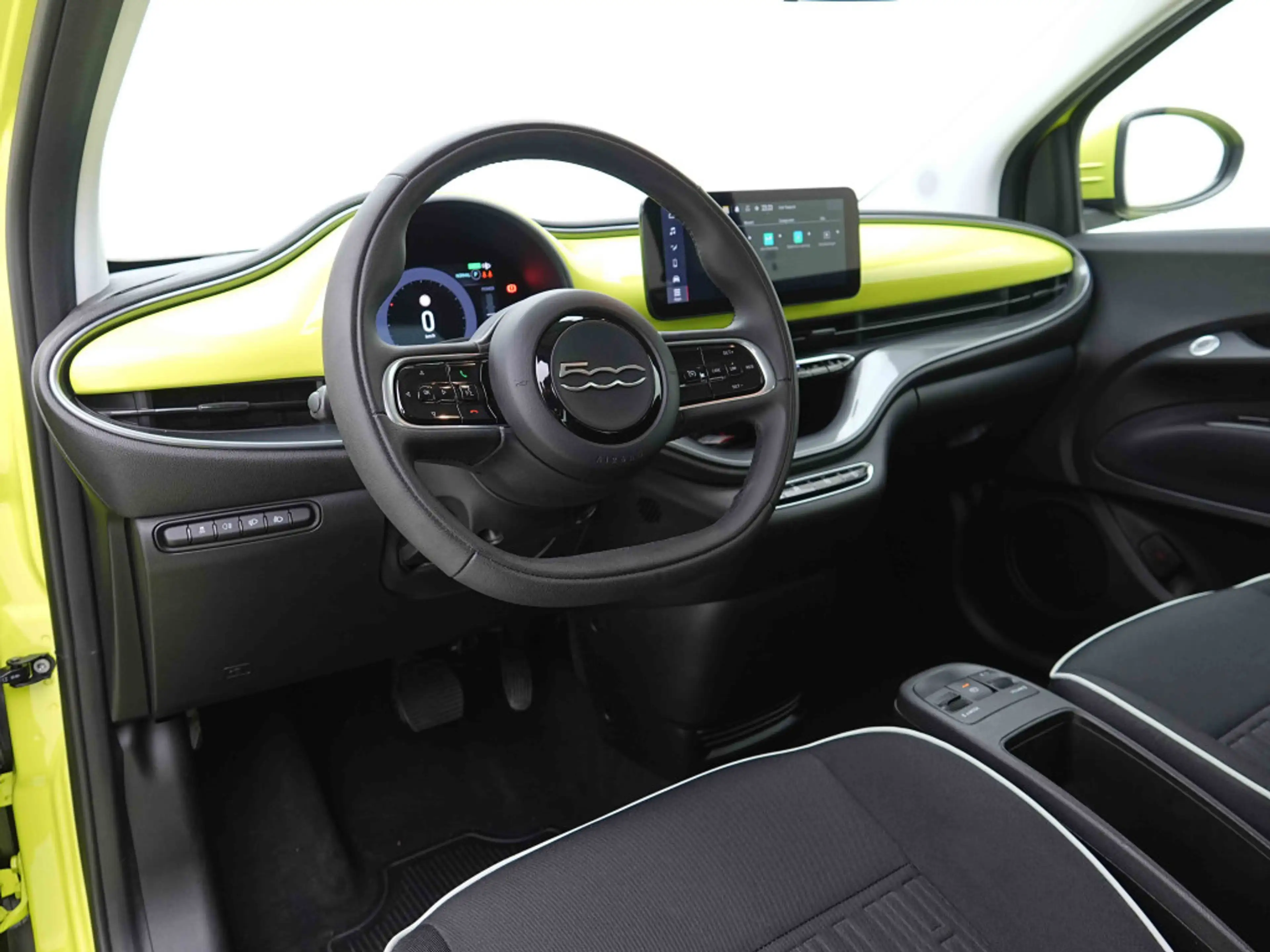 Fiat 500e 23.8 kWh 95 EV Electric Lime | AUTO AIRCO I ALU16 Dark Grey — photo 8