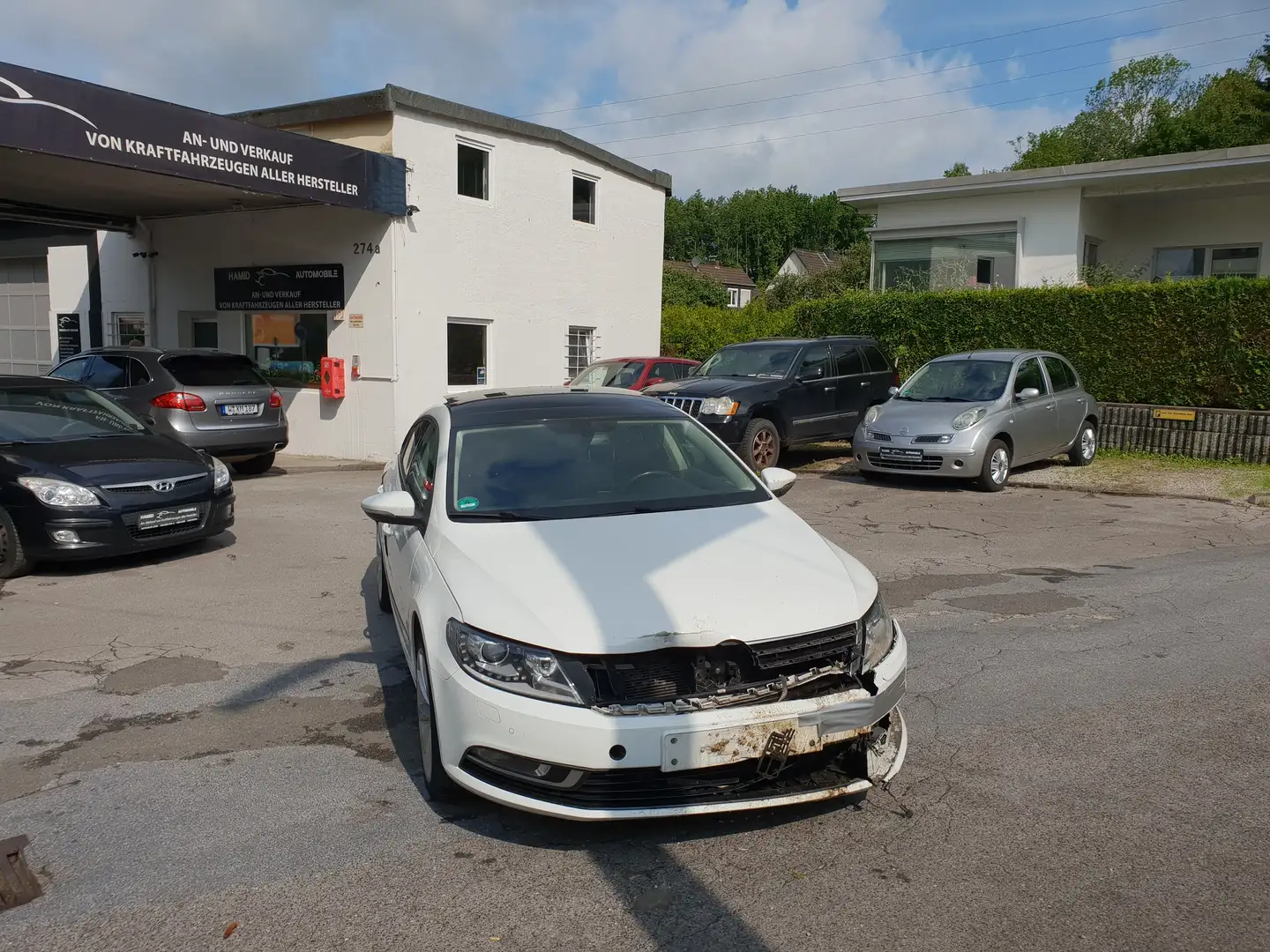 Volkswagen Passat CC 2.0 TDI DSG VOLLAUSSTATTUNG MOTOR STARTET LÄUFT Biały - 1