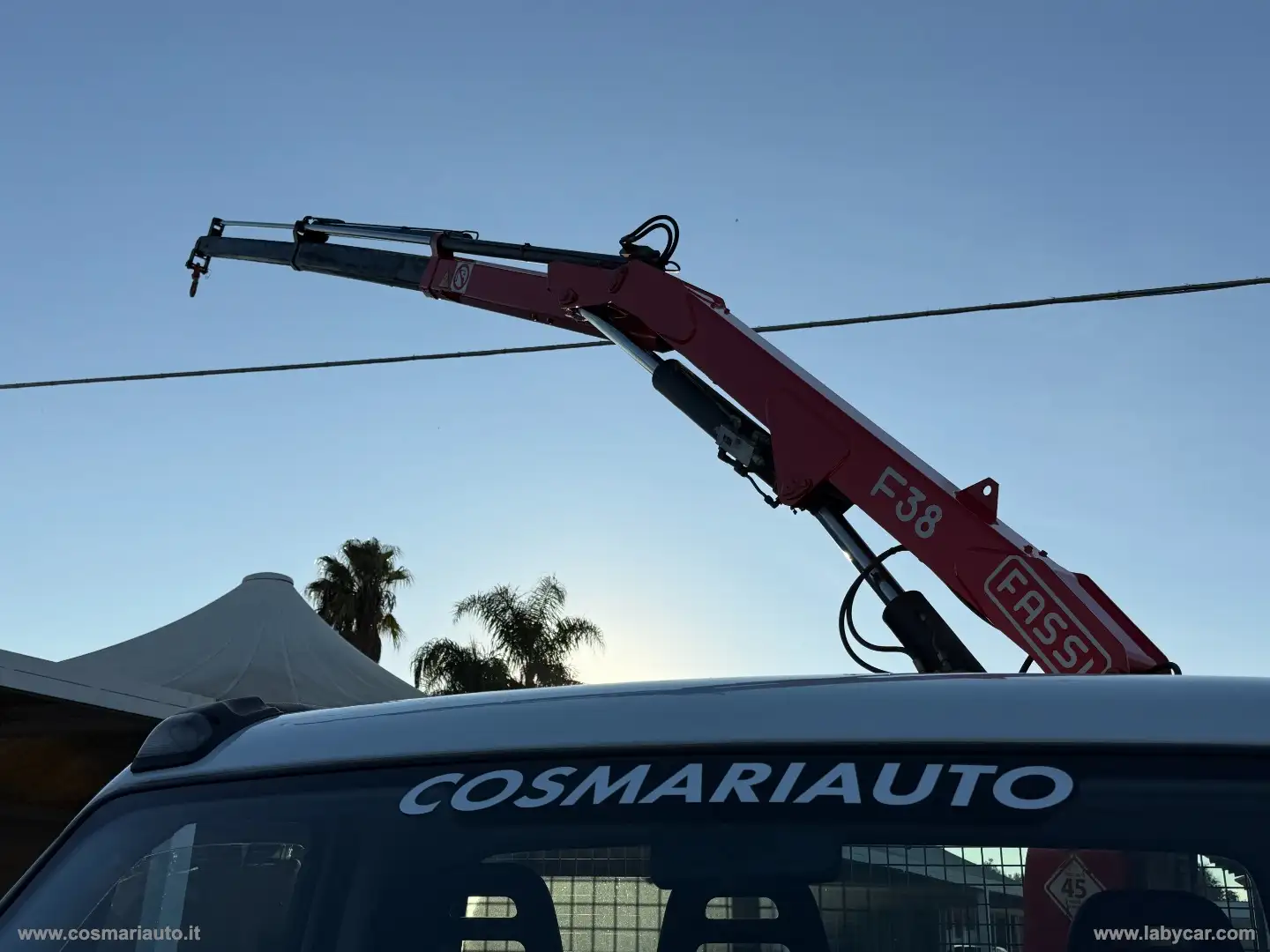 Iveco DAILY 35C17 CASSONE - GRU Blanc - 2