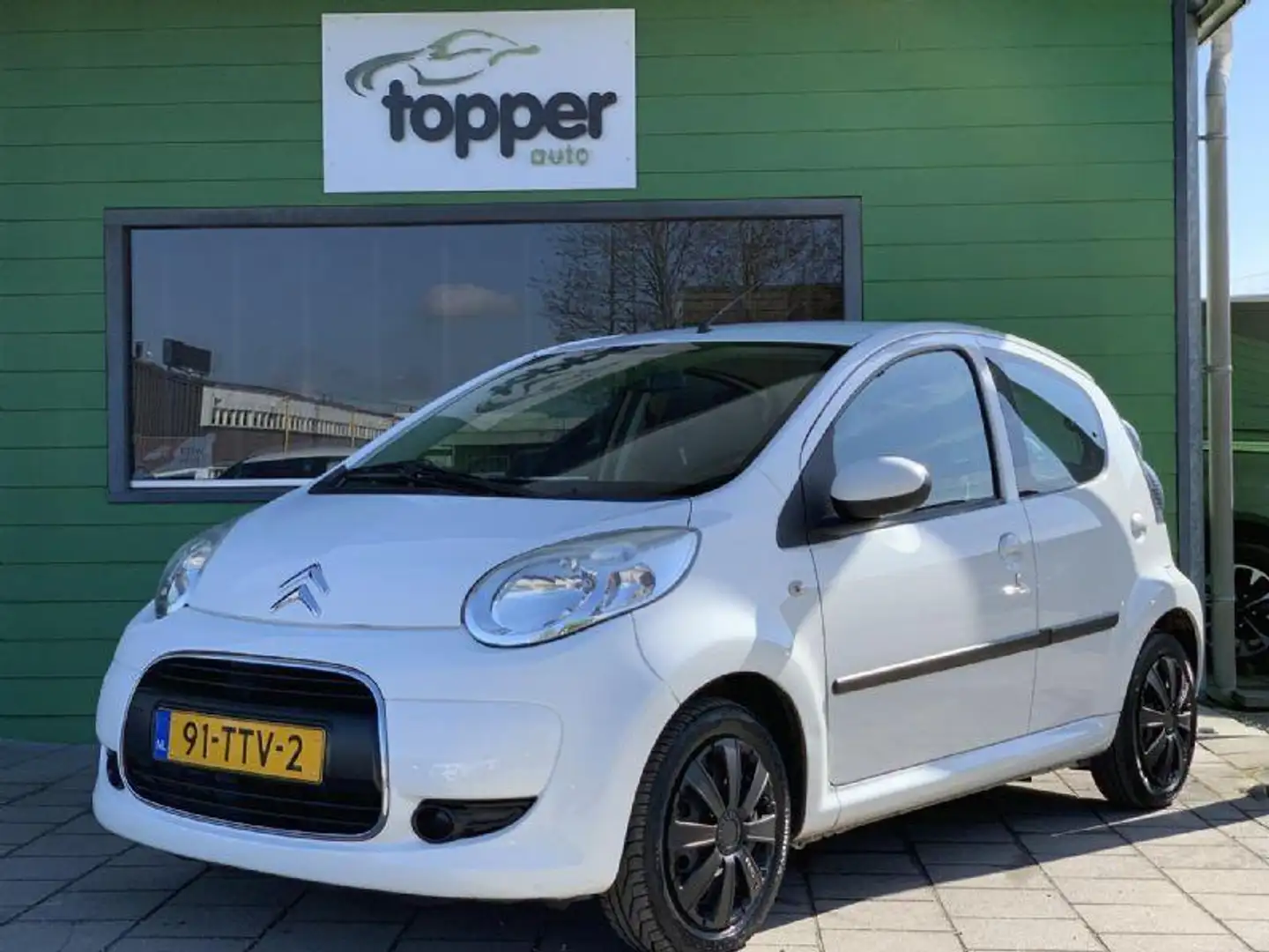 Citroen C1 1.0-12V Ambiance | Met Nieuwe APK | Elektrische Ra Wit - 1