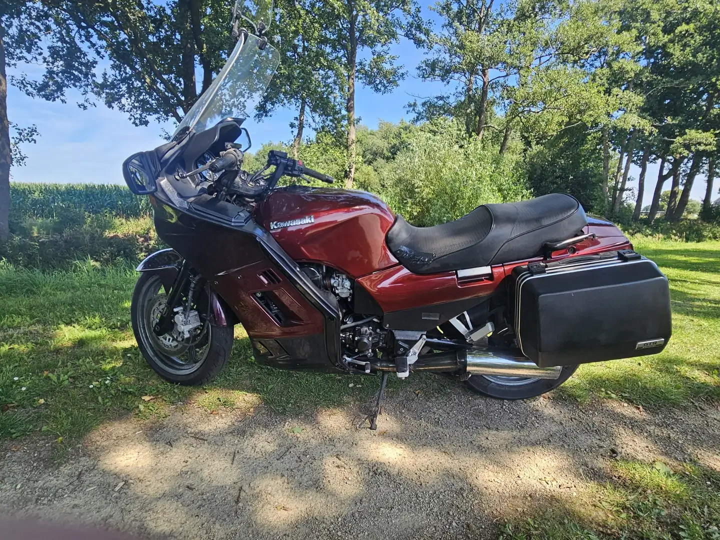 Kawasaki GTR 1000 touring Rouge - 1