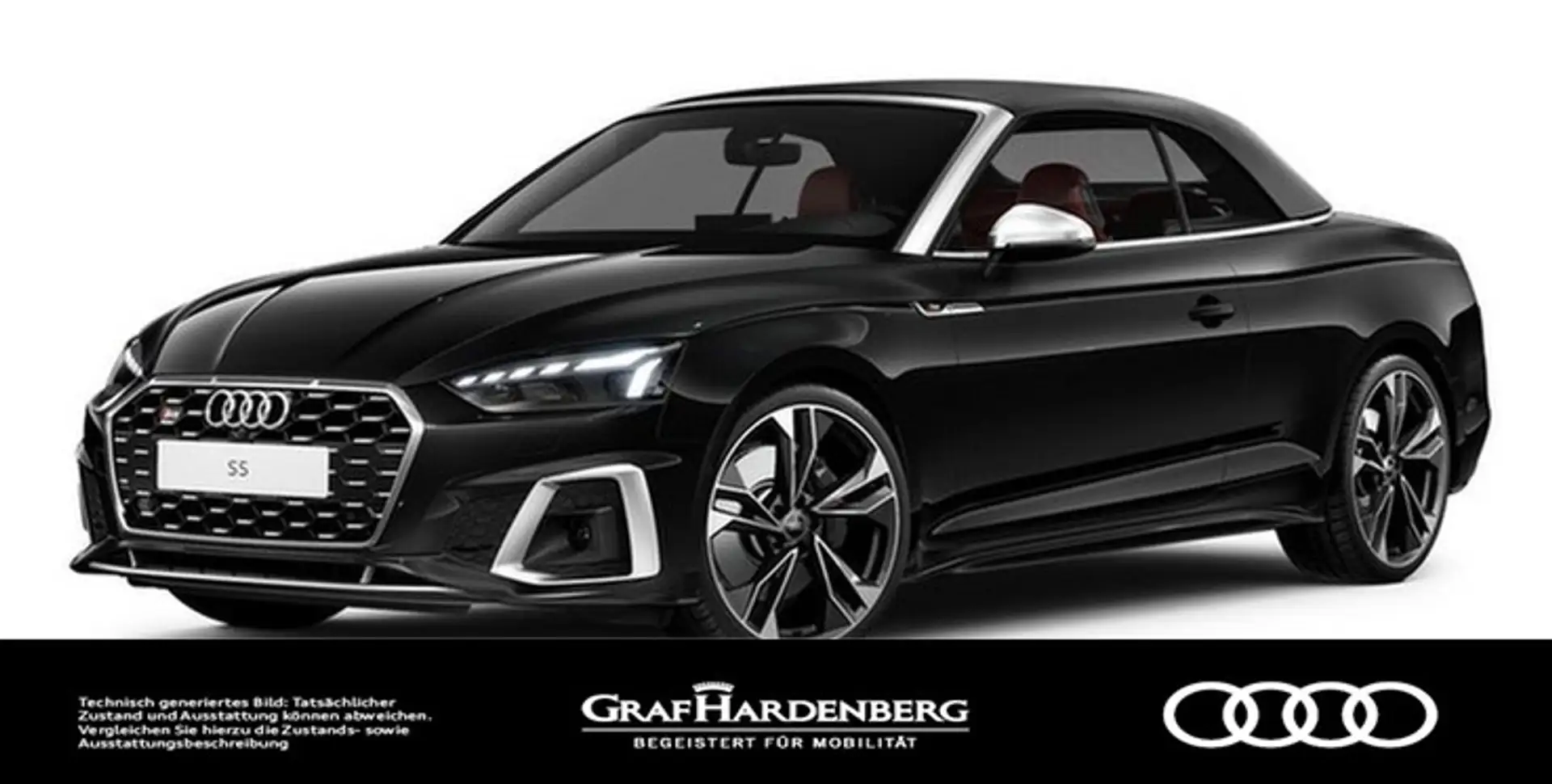 Audi S5 Cabrio 3.0 TFSI quattro . Navi ACC Siyah - 1