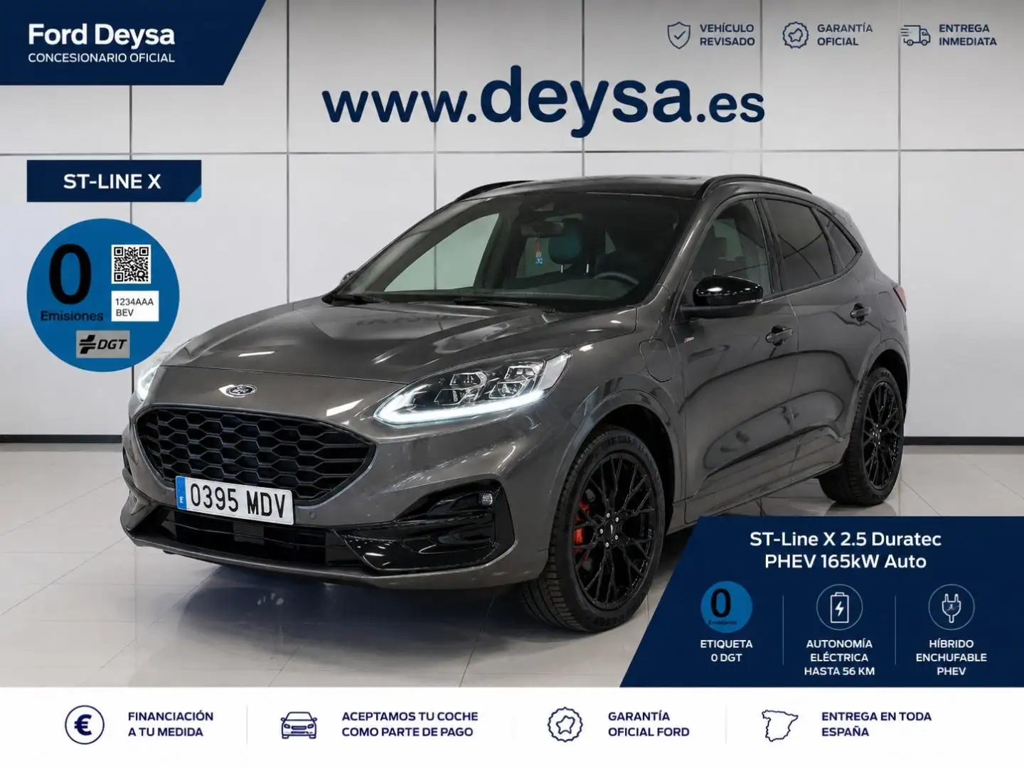 Ford Kuga ST-Line X 2.5 Duratec PHEV 165kW Auto Gris - 1