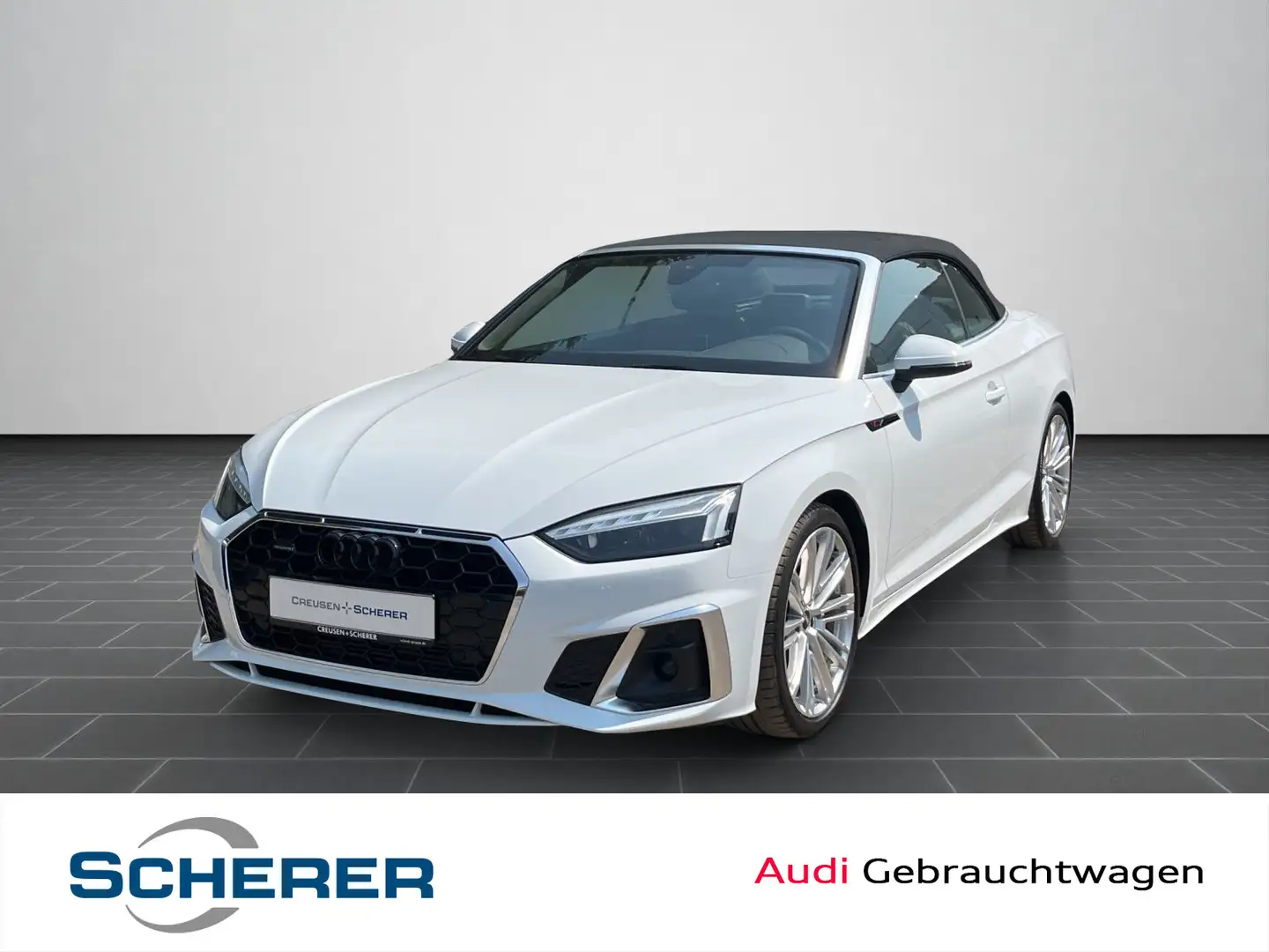 Audi A5 40 TFSI S tronic quattro S line MAT Weiß - 1