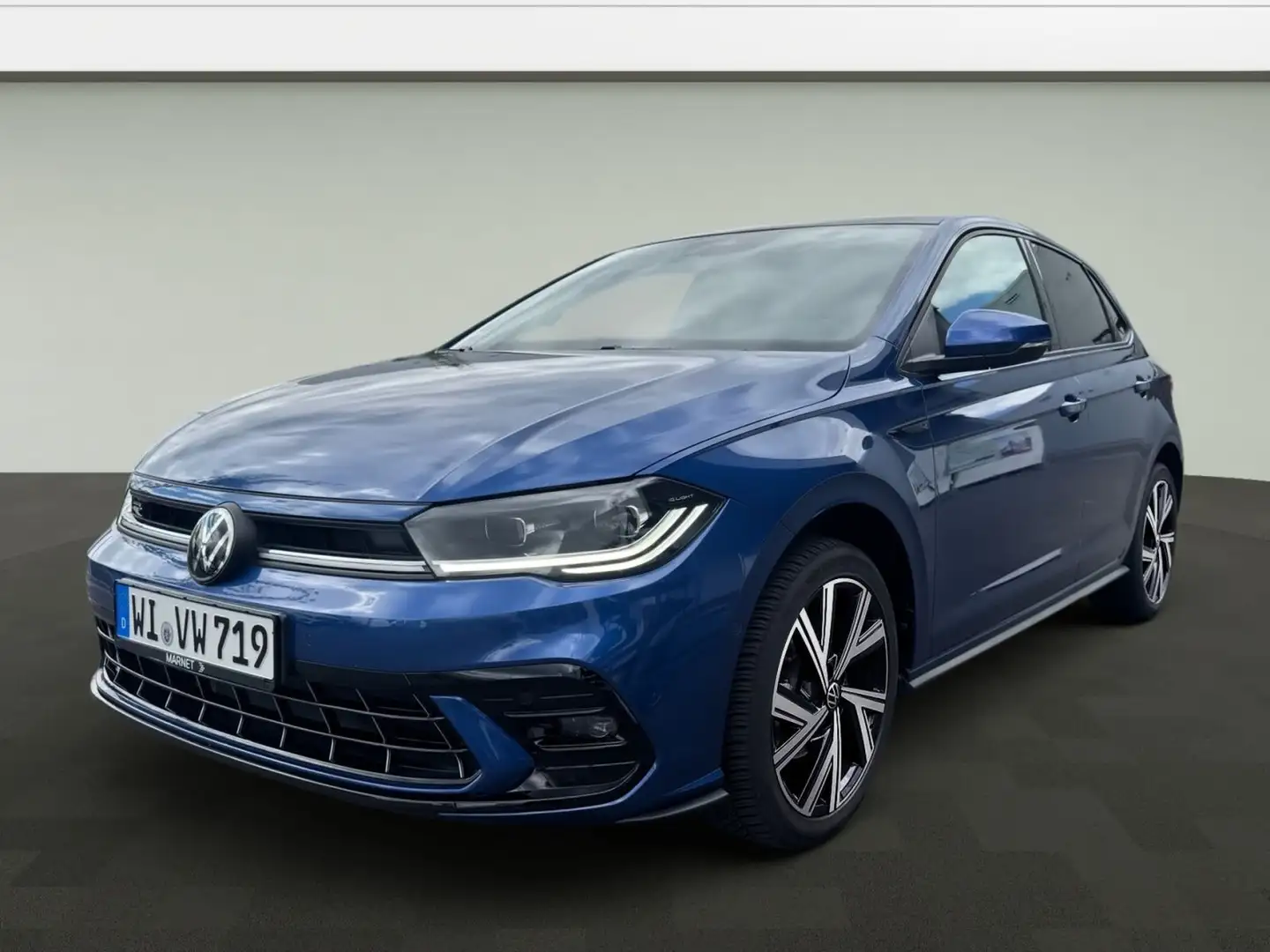 Volkswagen Polo R-Line 1,0 l TSI OPF 85 kW (116 PS) 7-Gang- Blau - 2