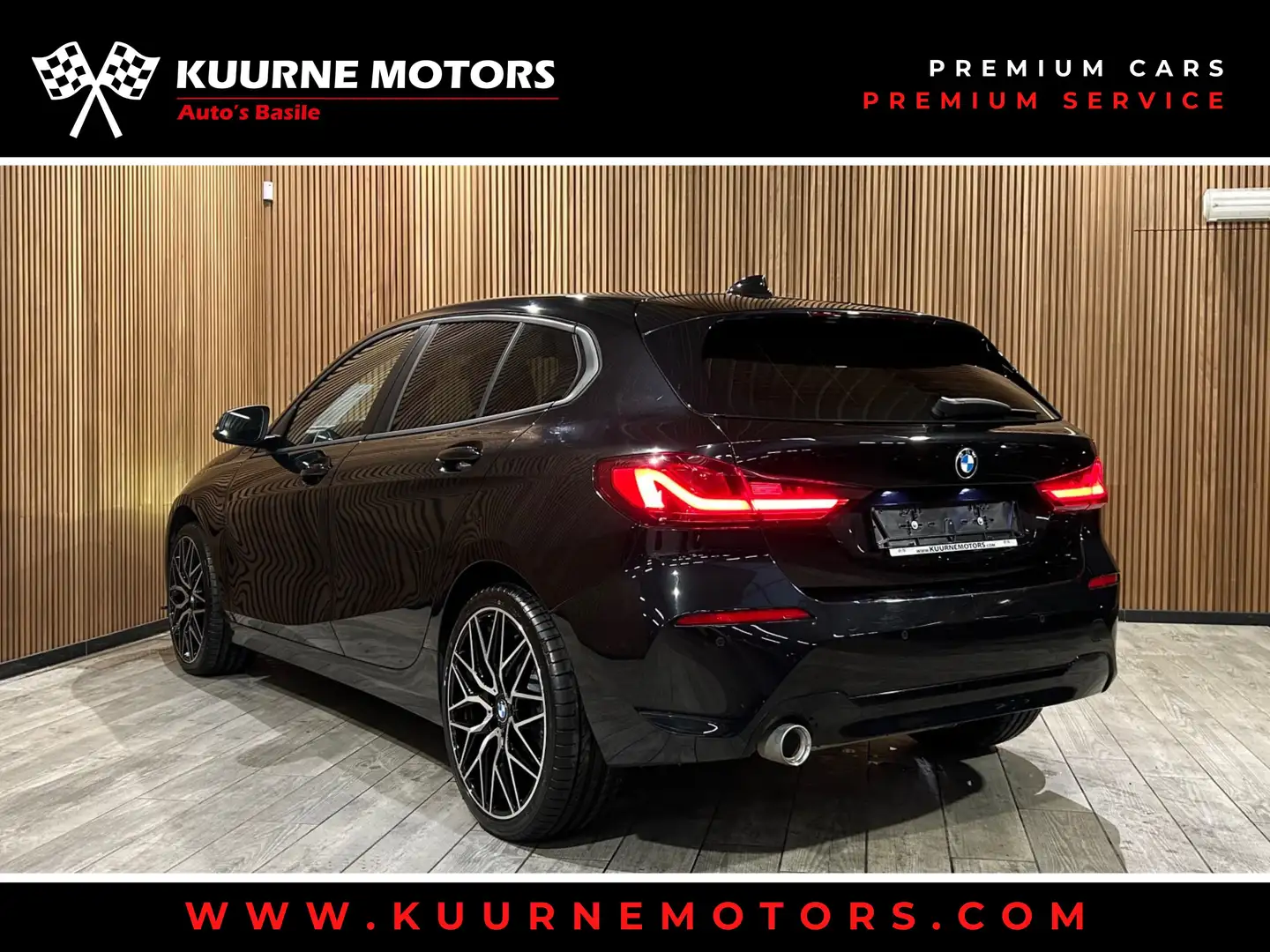 BMW 116 d Alu19"/Led/Leder/Gps/Cruise/Pdc/bt *1j garantie* Noir - 2