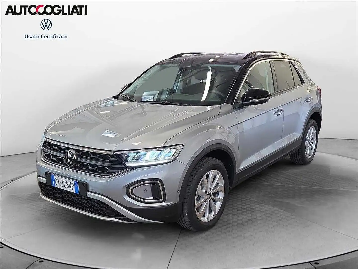Volkswagen T-Roc 2.0 TDI SCR LIFE DSG 150CV Argento - 1