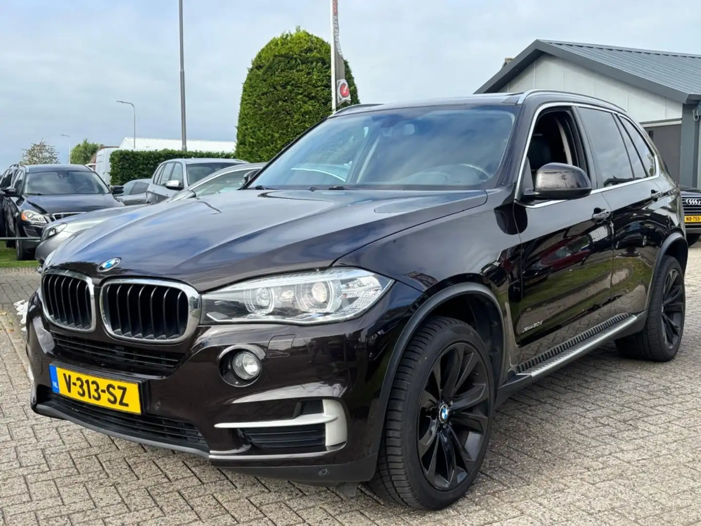 BMW X5 3.0D X-Drive Sport 2014 Grijs Kenteken MARGE Коричневий - 1