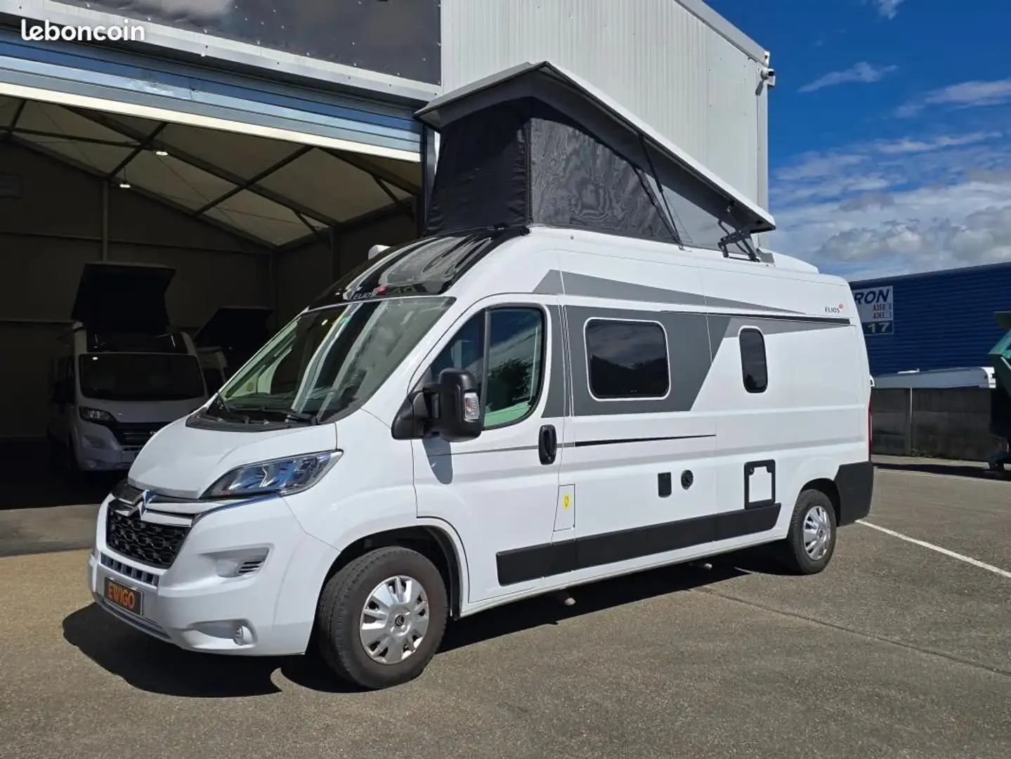 Citroen Jumper Citroën ELIOS VAN 59T SKYLIFT 140CV 4 COUCHAGES-STORE-PORTE VELO-IMMAT FR Wit - 1