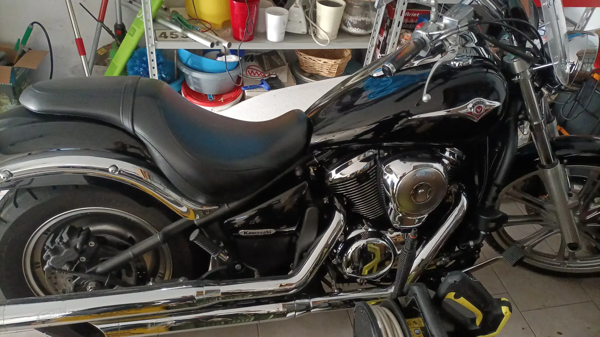 Kawasaki VN 900 Custom Nero - 2