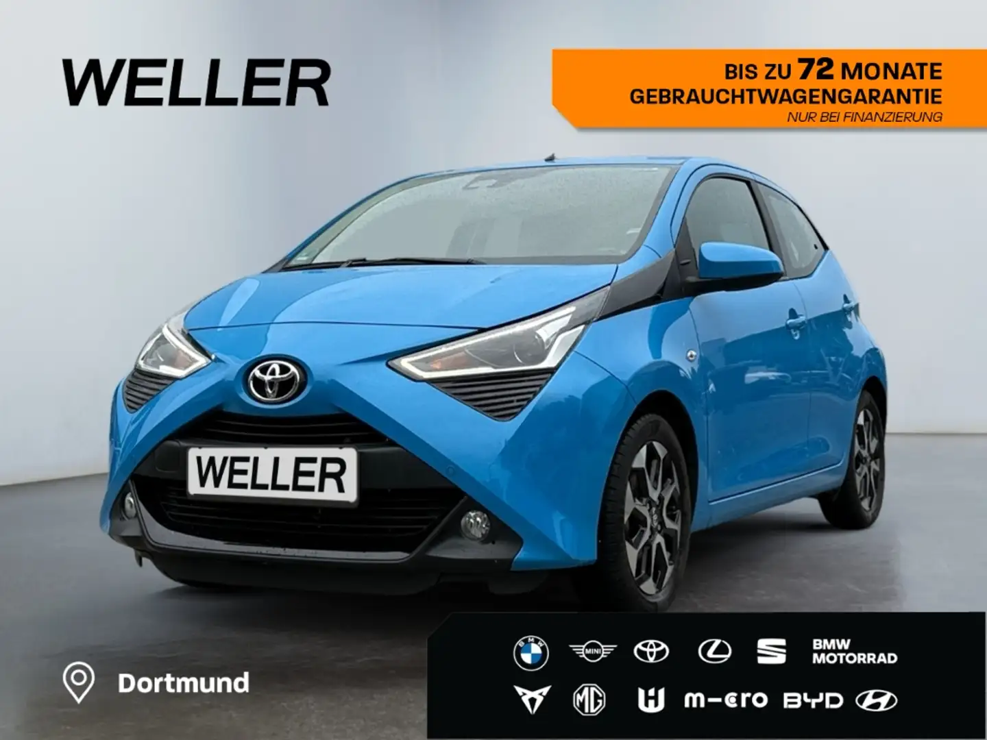 Toyota Aygo x-shift x-play Team D *Kamera*CarPlay*Klima* Blau - 1