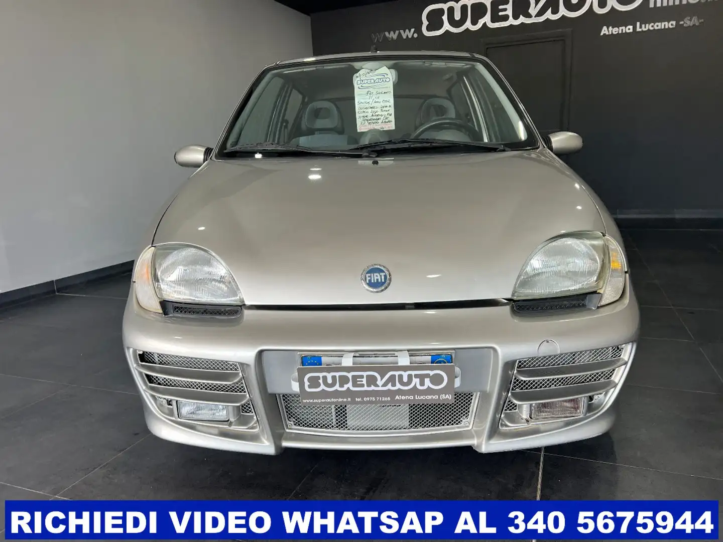 Fiat Seicento 1.1i cat Sporting allestimento Abarth Grigio - 2