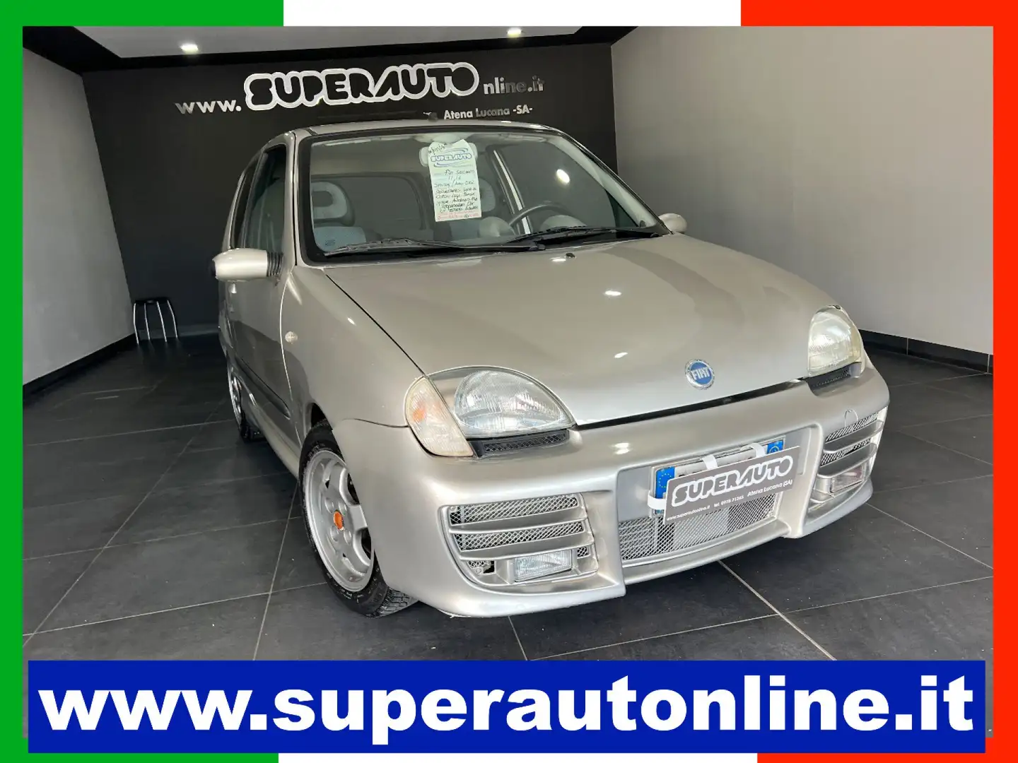 Fiat Seicento 1.1i cat Sporting allestimento Abarth Grigio - 1