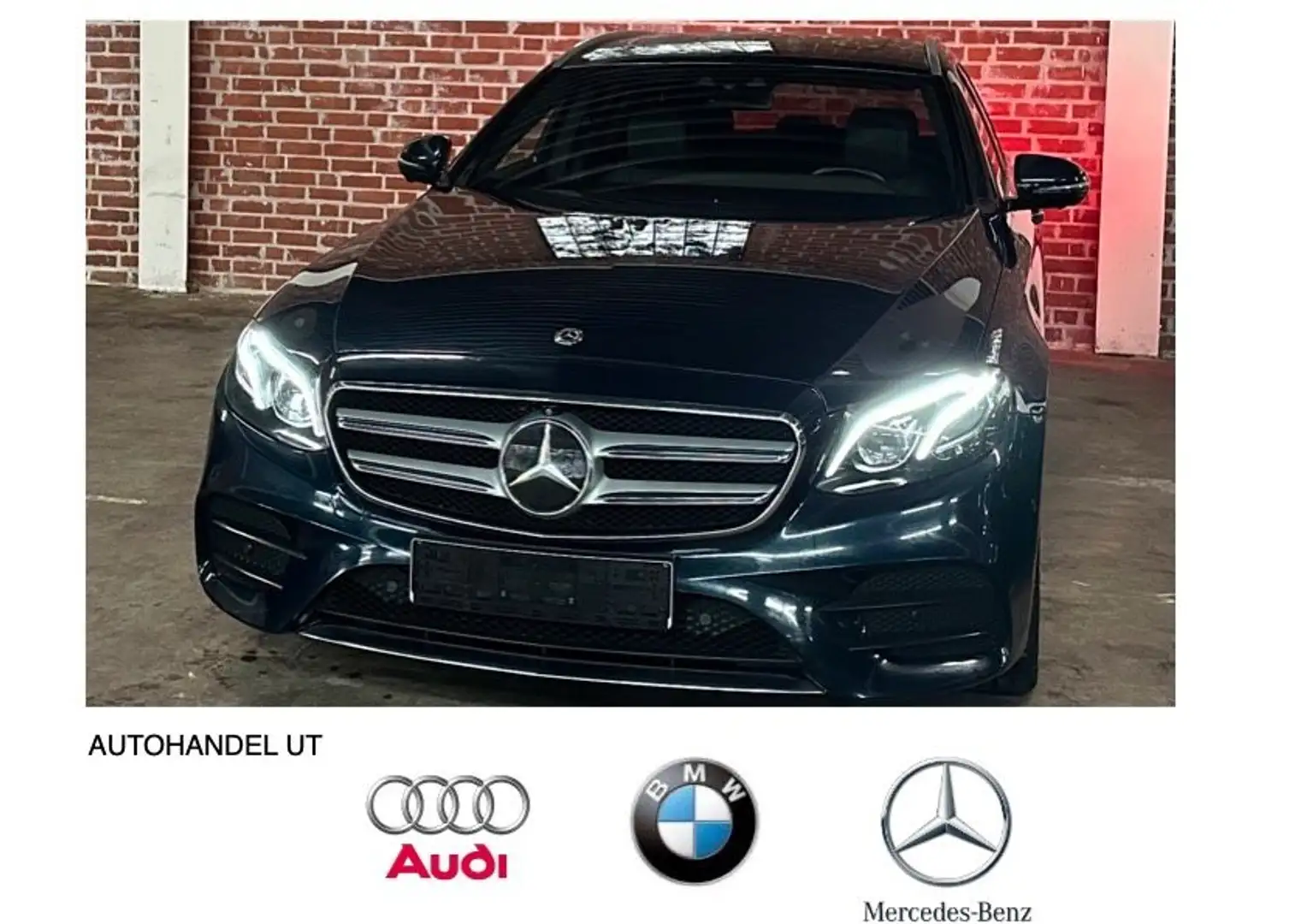 Mercedes-Benz E 350 d T 9G AMG Line LED/WIDE/DTR+/GSD/360°Kam Bleu - 1