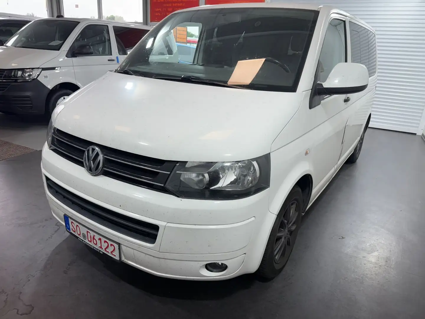 Volkswagen T5 Wohnmobil/5-Sitzen/Klima/Kamera/AHK/Kühlschra Weiß - 2
