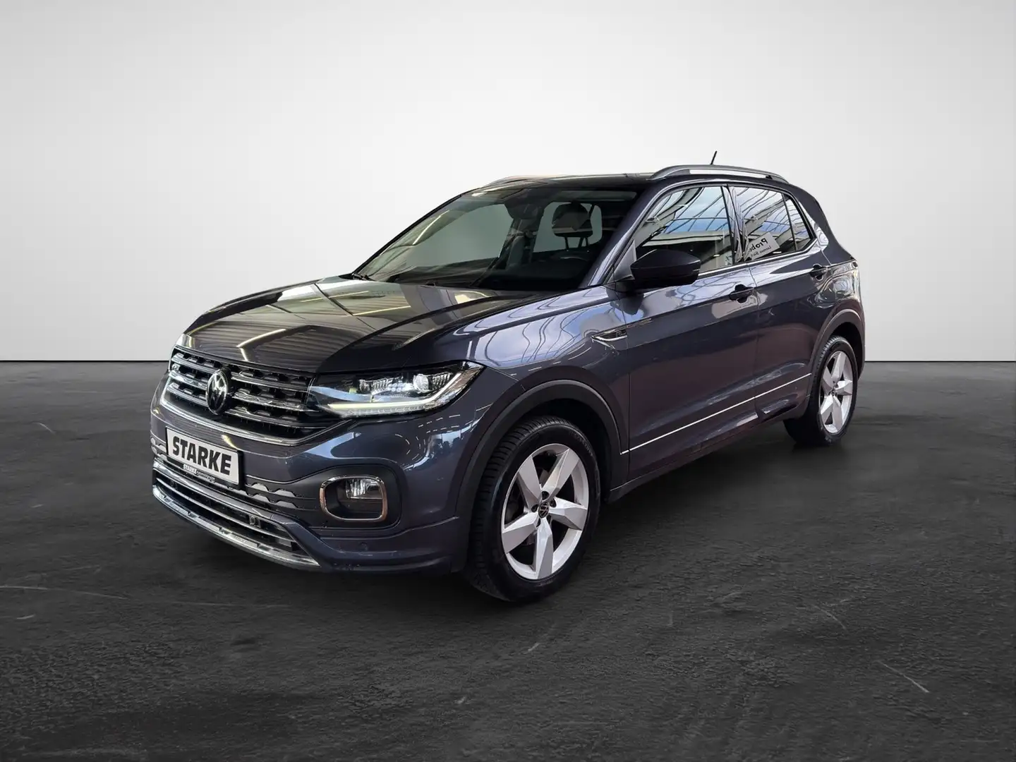 Volkswagen T-Cross 1.0 TSI DSG R-line Grau - 2