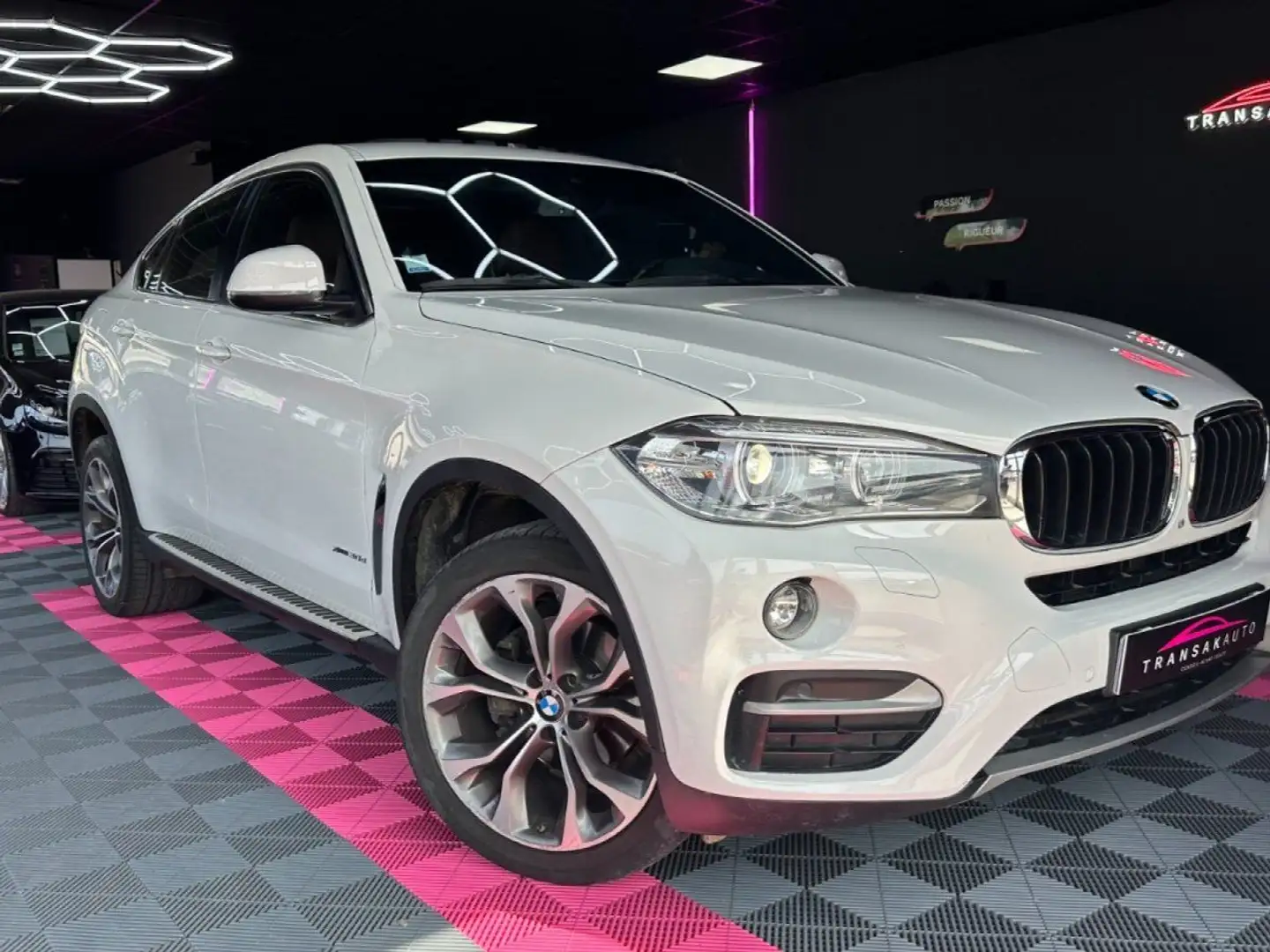BMW X6 F16 xDrive 30d 258 ch Lounge Plus A - Toit Ouvrant Blanc - 1