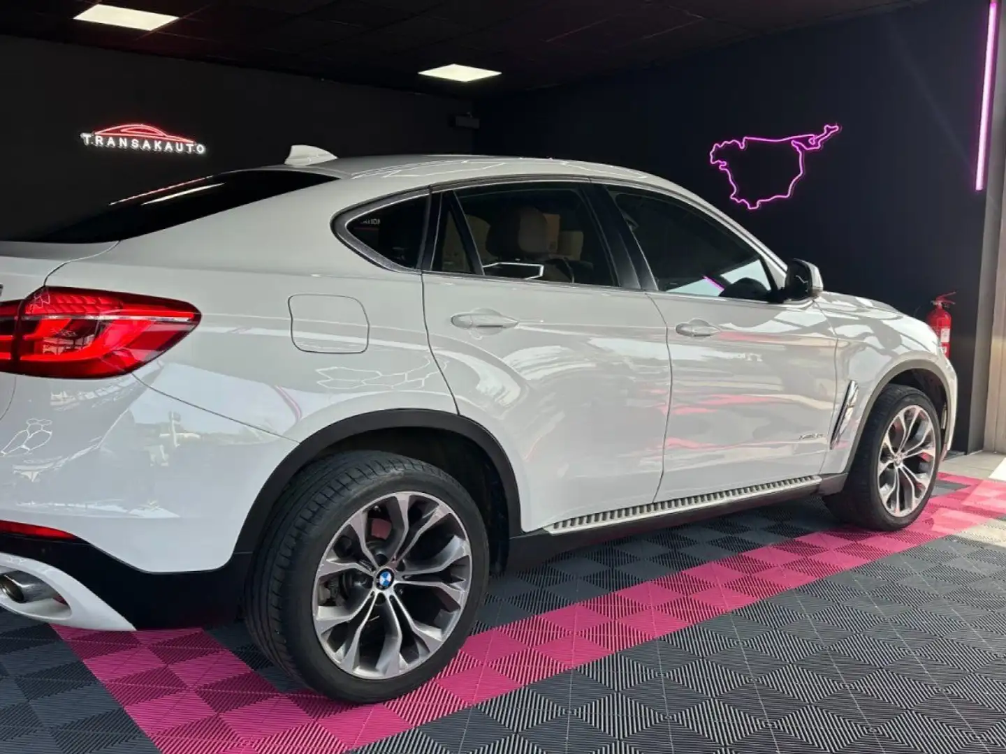BMW X6 F16 xDrive 30d 258 ch Lounge Plus A - Toit Ouvrant Blanc - 2