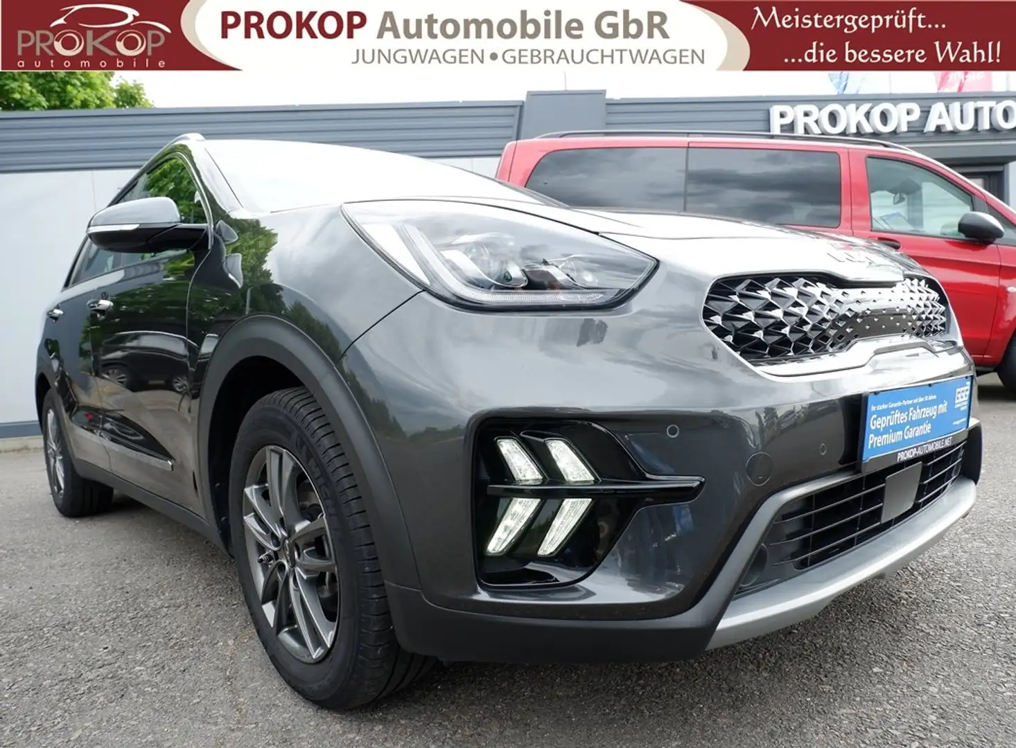 Kia Niro Vision Plug-in Hybrid ACC Kam Nav Bi-LED AHK Grijs - 2